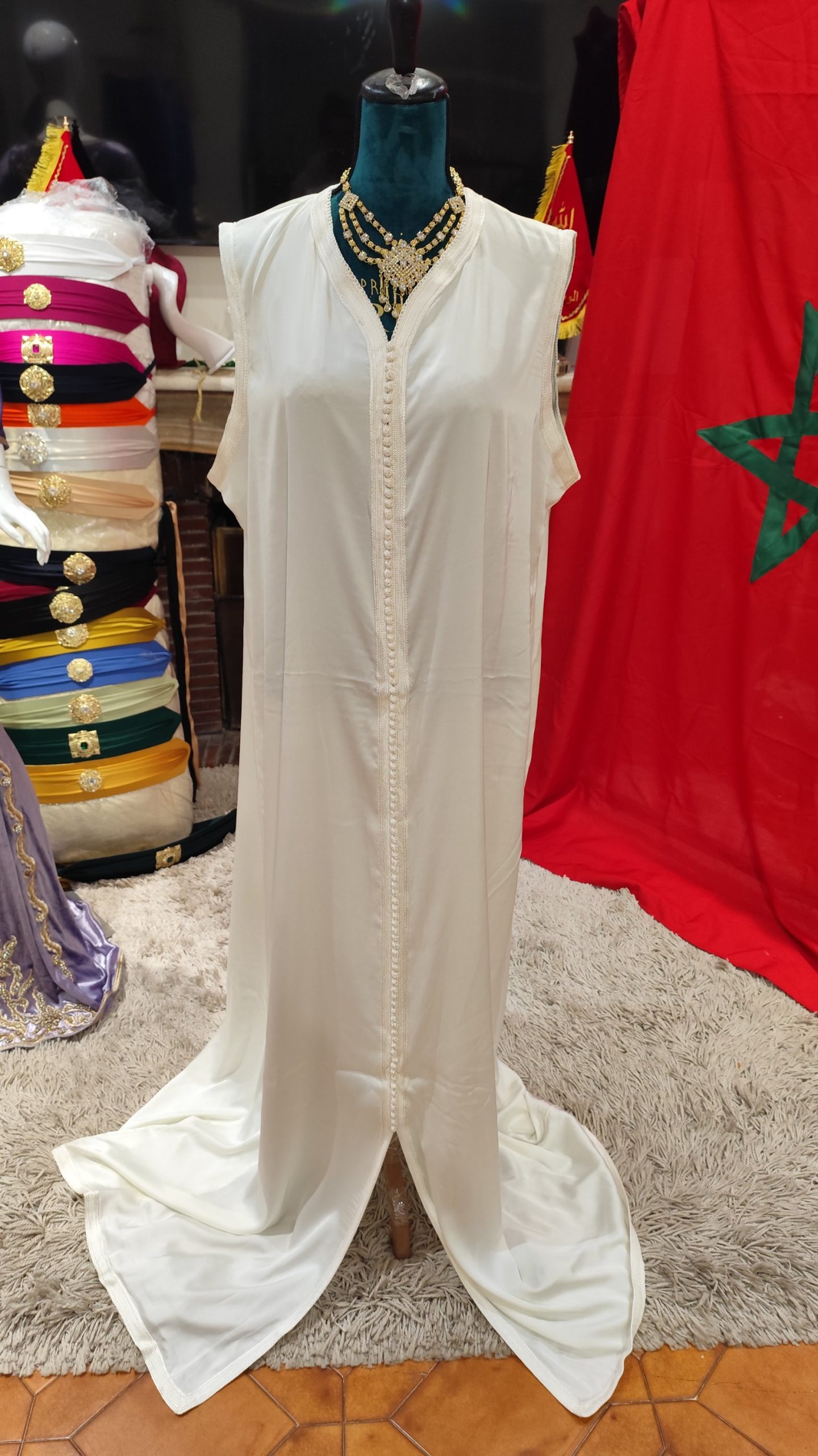 caftan marocain neuf doublé grande taille – Image 8