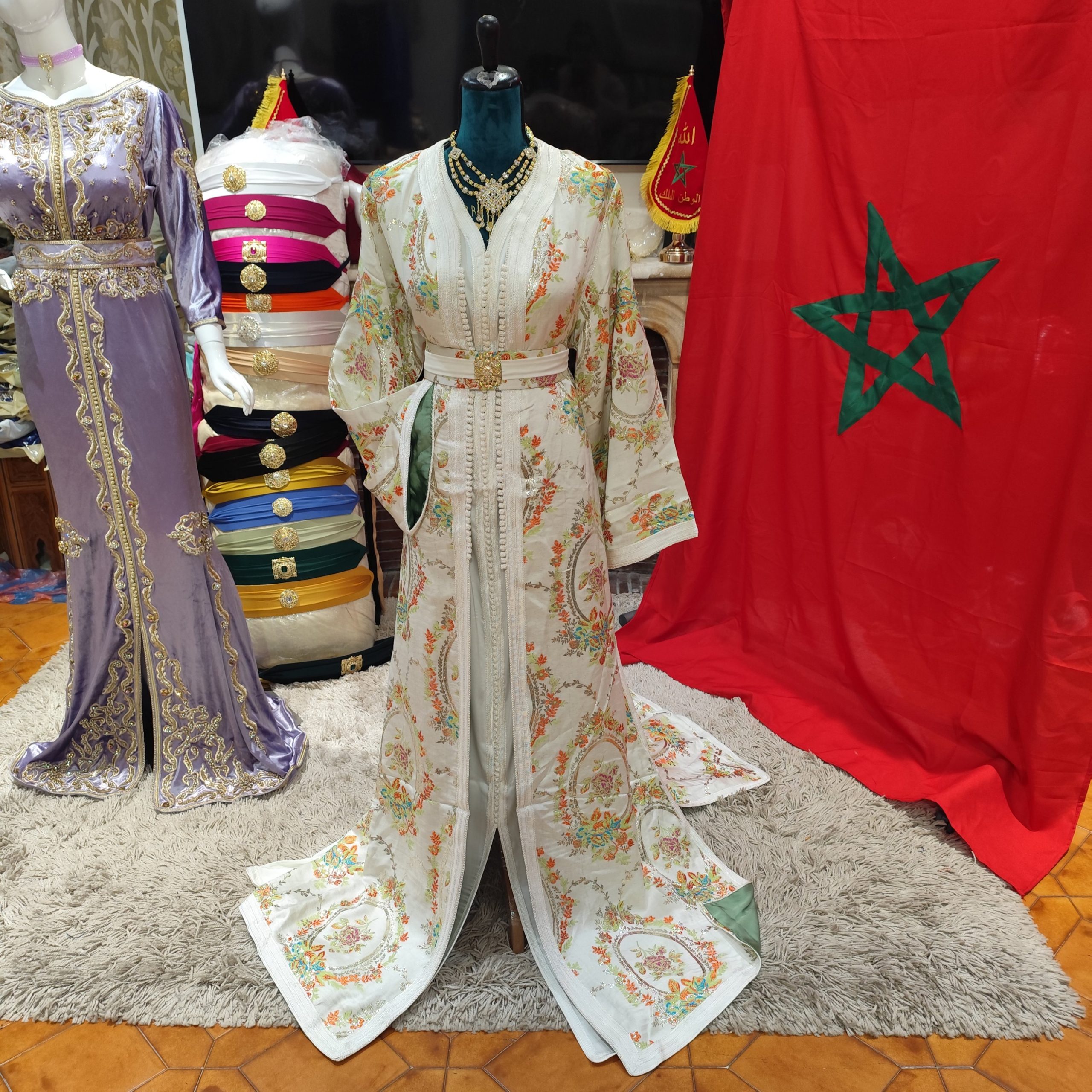 caftan marocain neuf doublé grande taille – Image 17