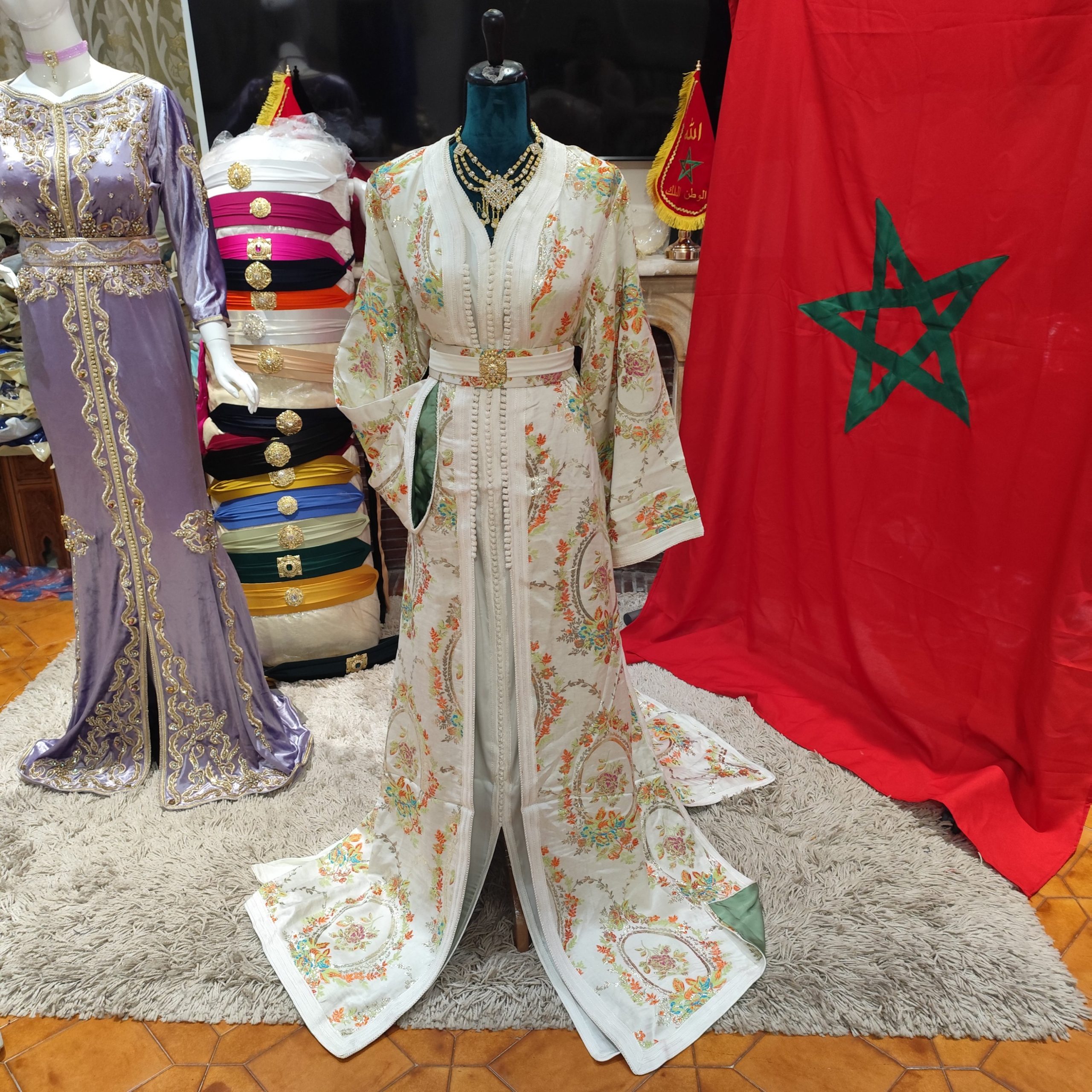 caftan marocain neuf doublé grande taille