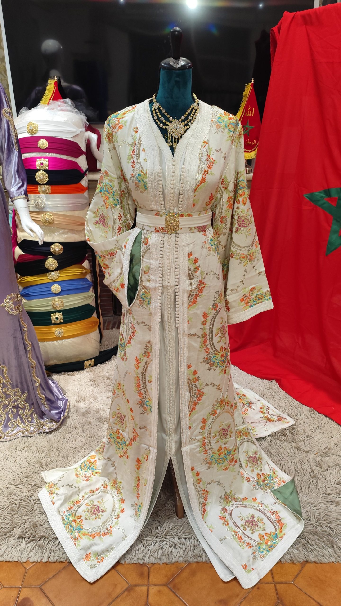 caftan marocain neuf doublé grande taille – Image 10