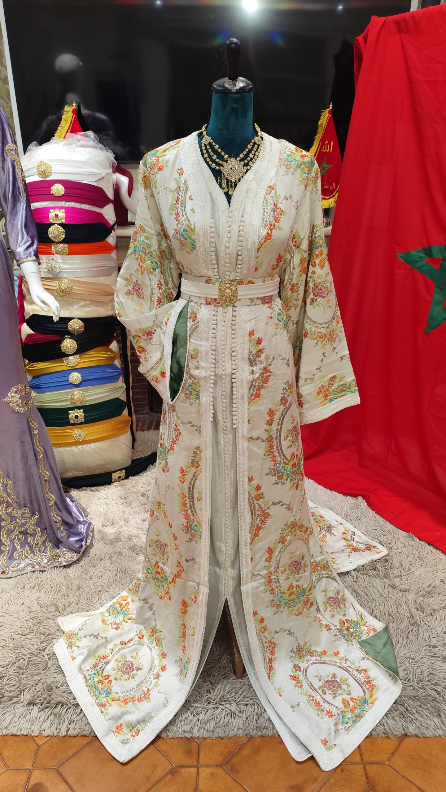 caftan marocain neuf doublé grande taille – Image 6