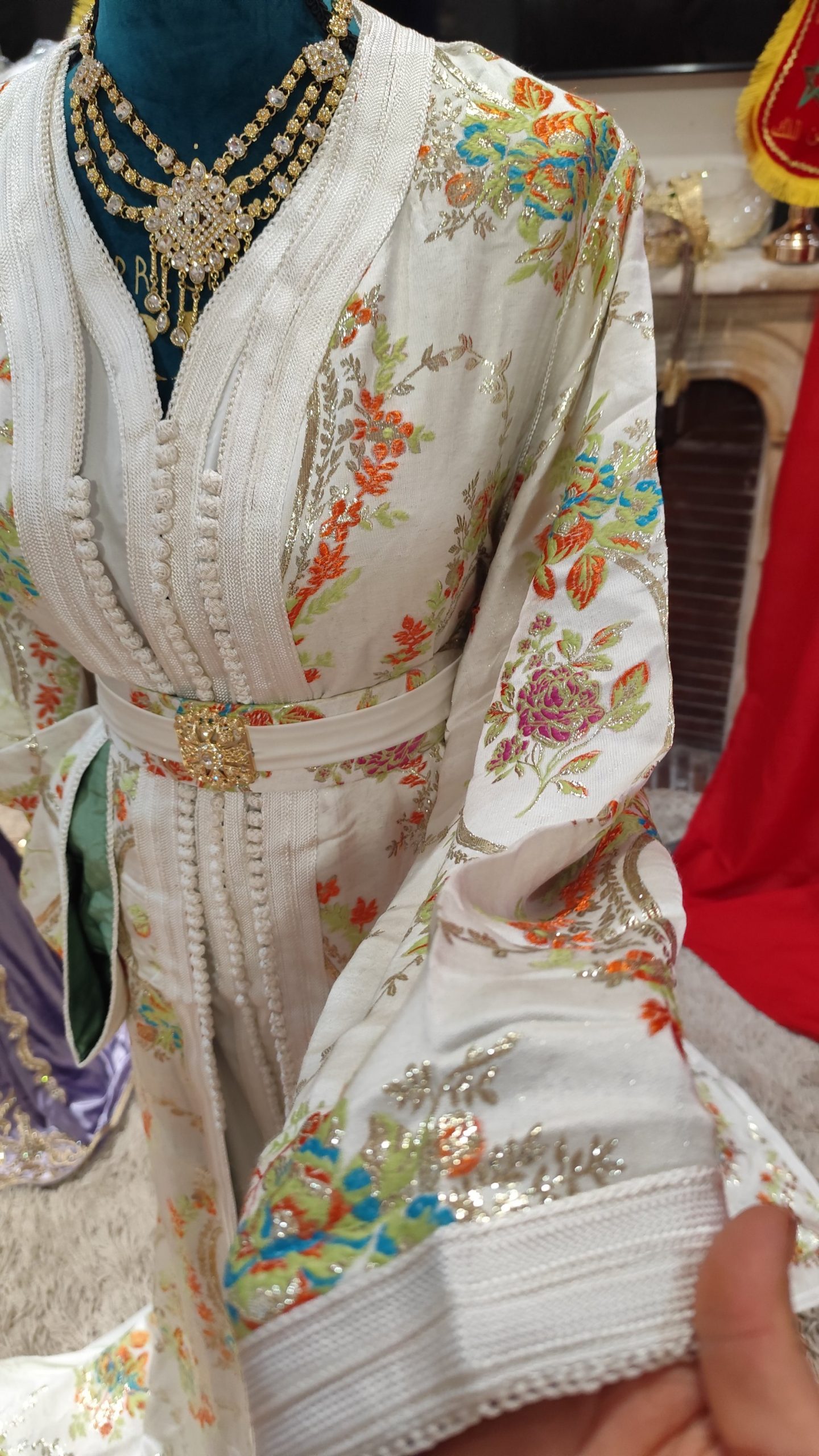 caftan marocain neuf doublé grande taille – Image 2