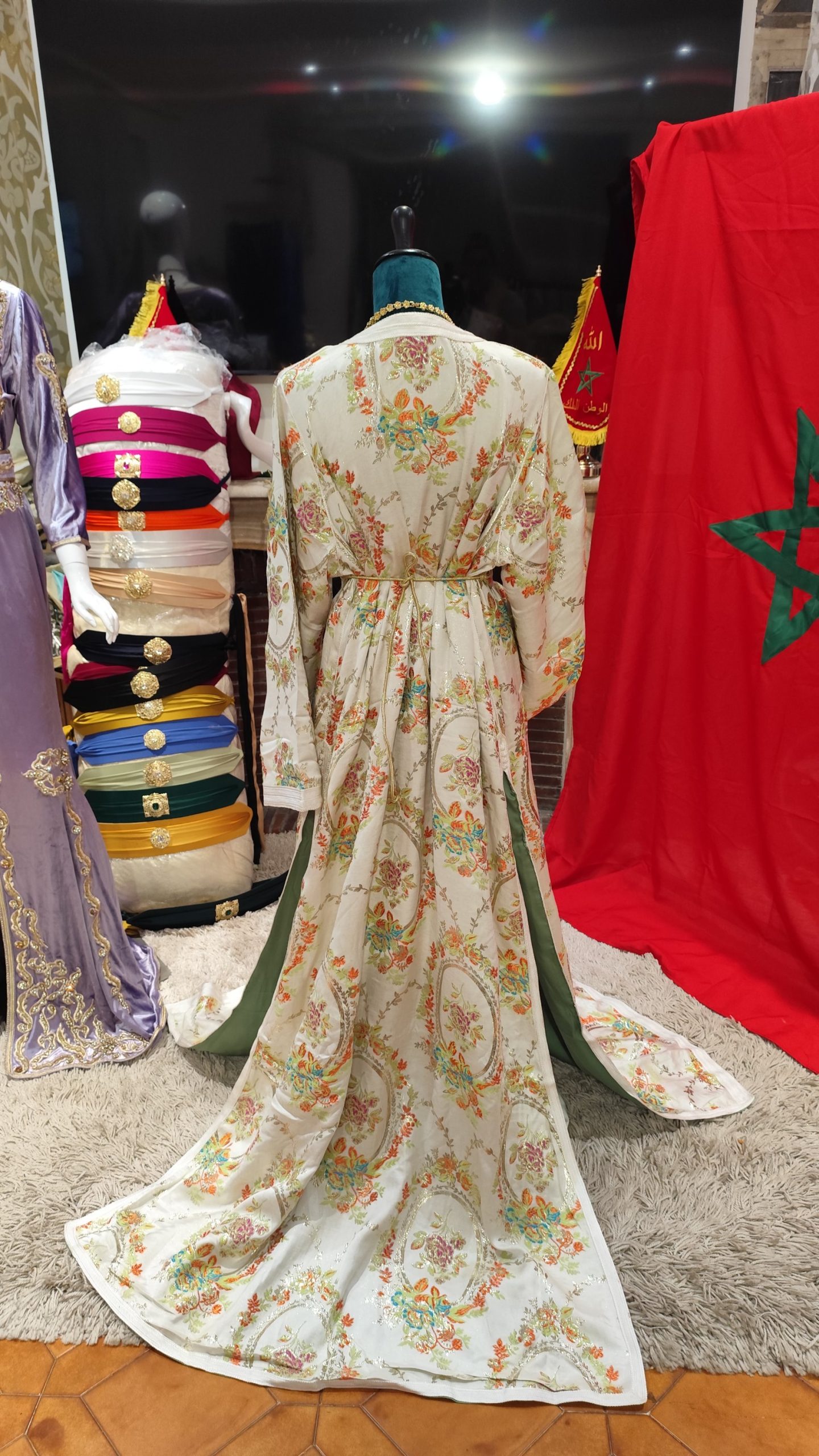 caftan marocain neuf doublé grande taille – Image 4