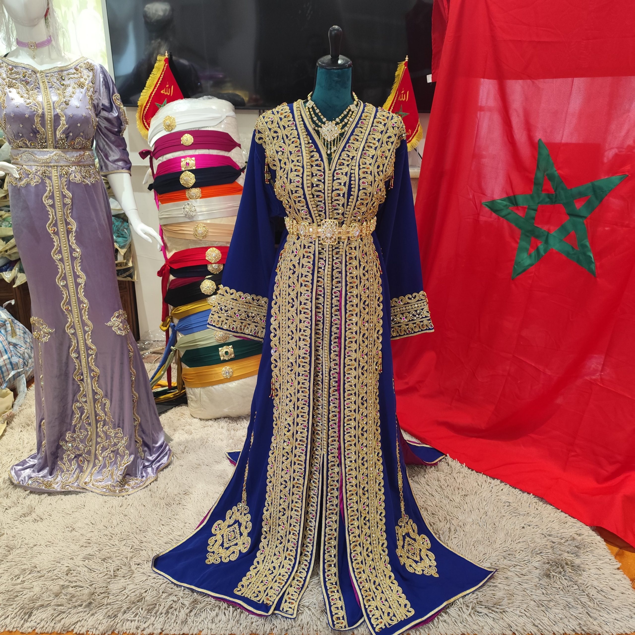 caftan marocain neuf doublé 65cm