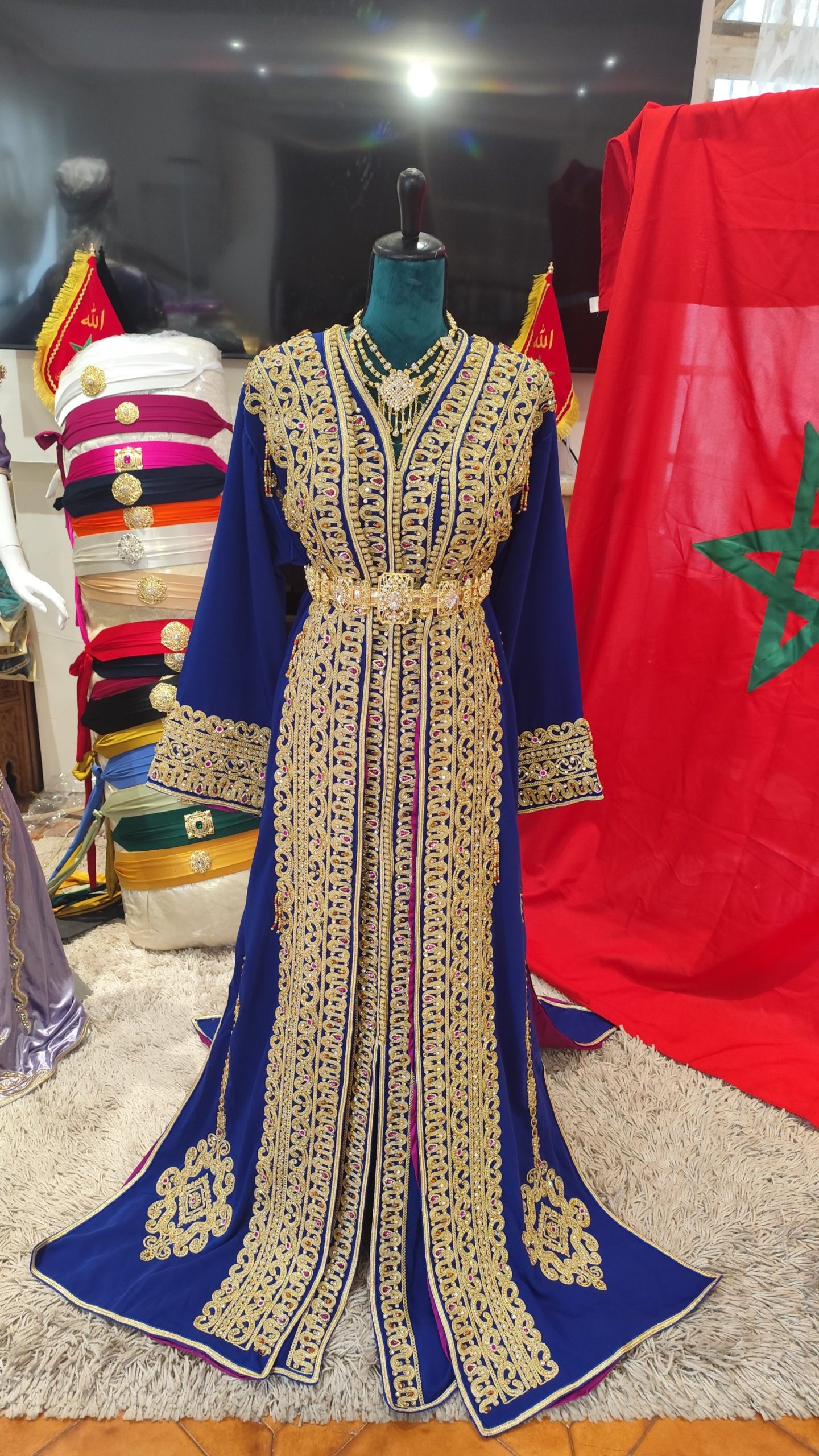 caftan marocain neuf doublé 65cm – Image 4