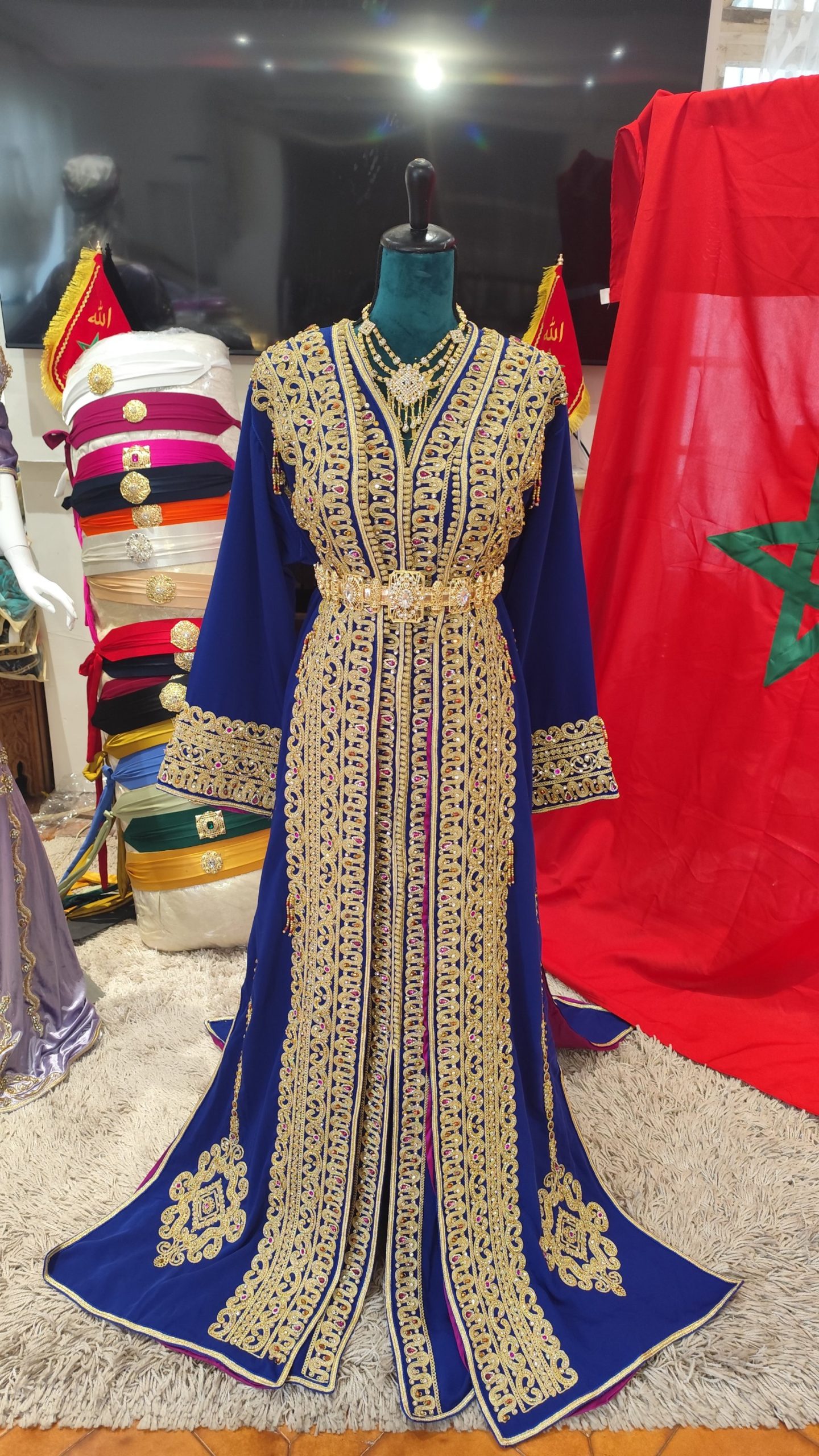caftan marocain neuf doublé 65cm – Image 9