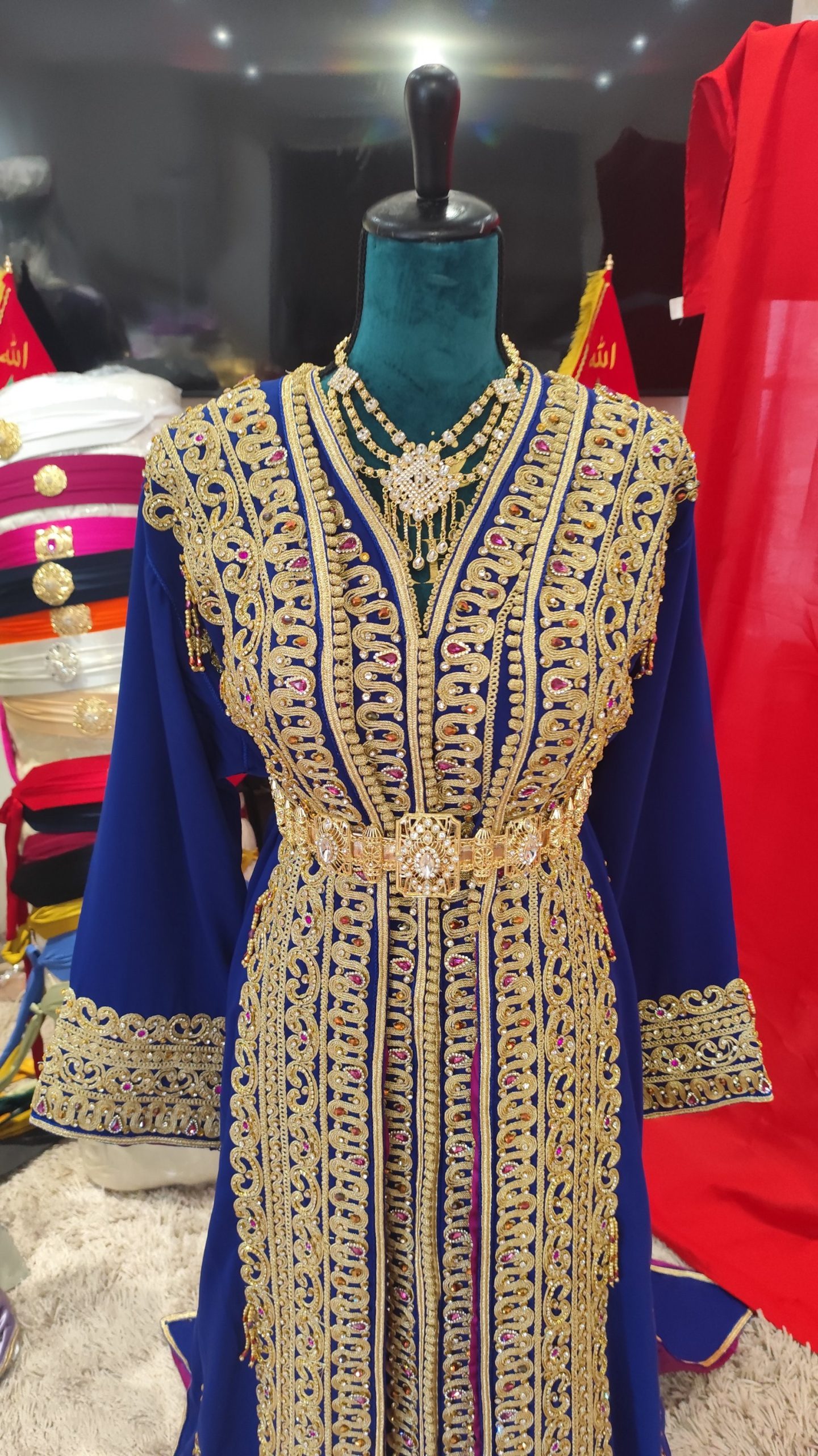 caftan marocain neuf doublé 65cm – Image 6