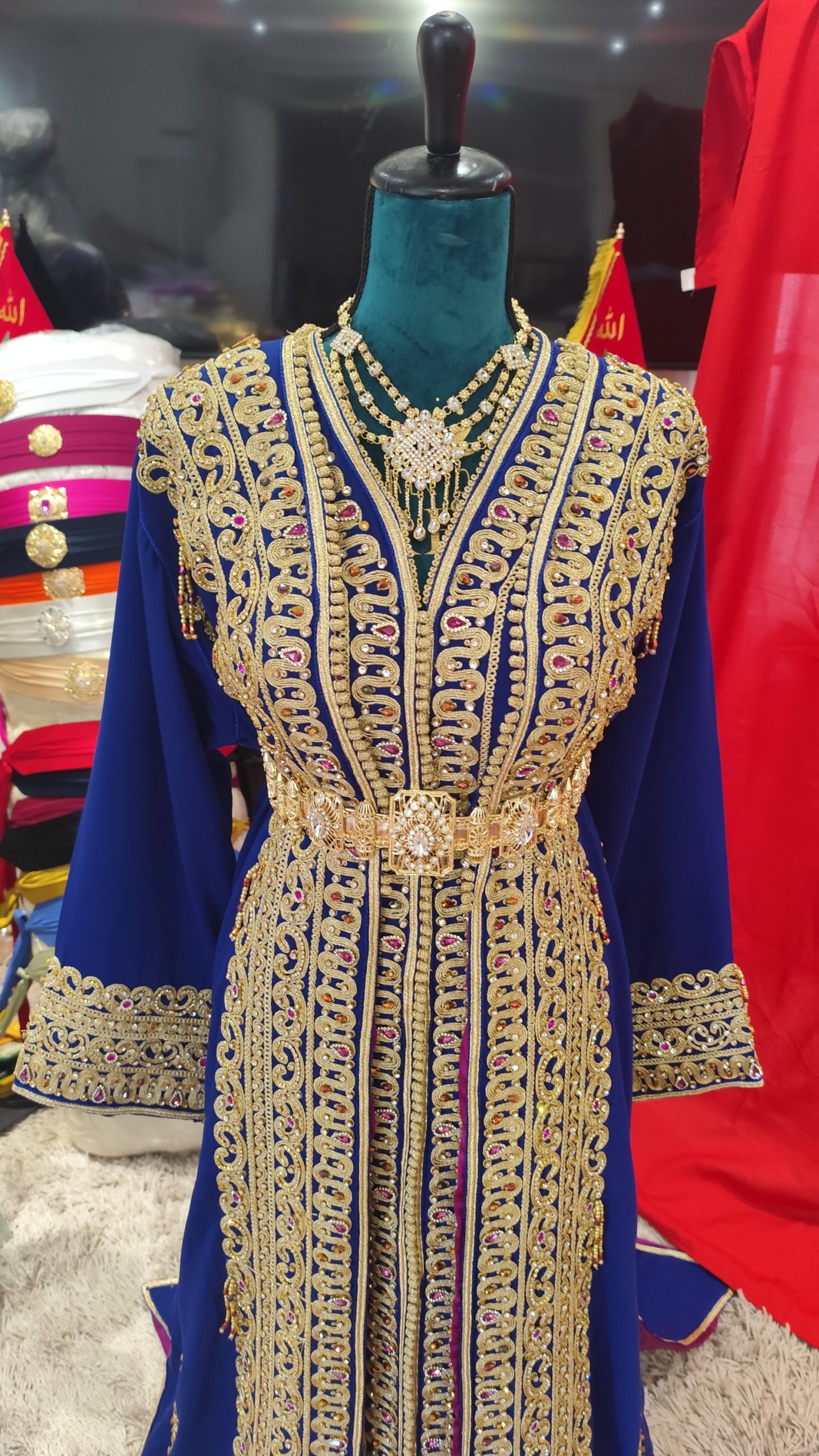 caftan marocain neuf doublé 65cm – Image 3