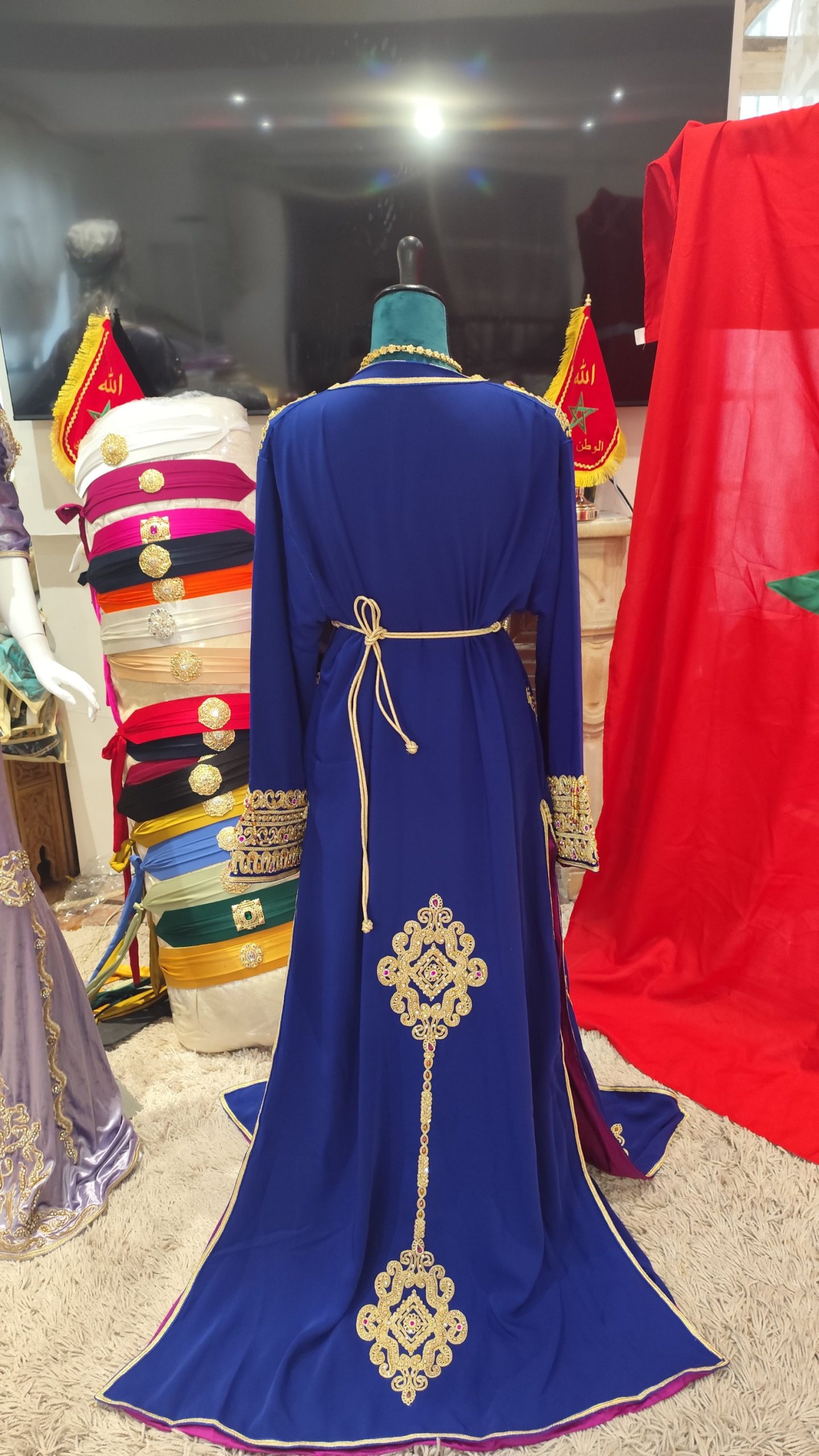 caftan marocain neuf doublé 65cm – Image 5