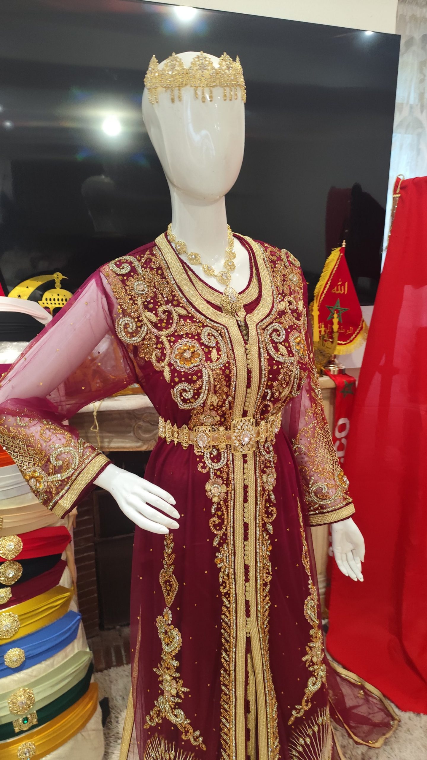 caftan marocain neuf avec la traîne – Image 17