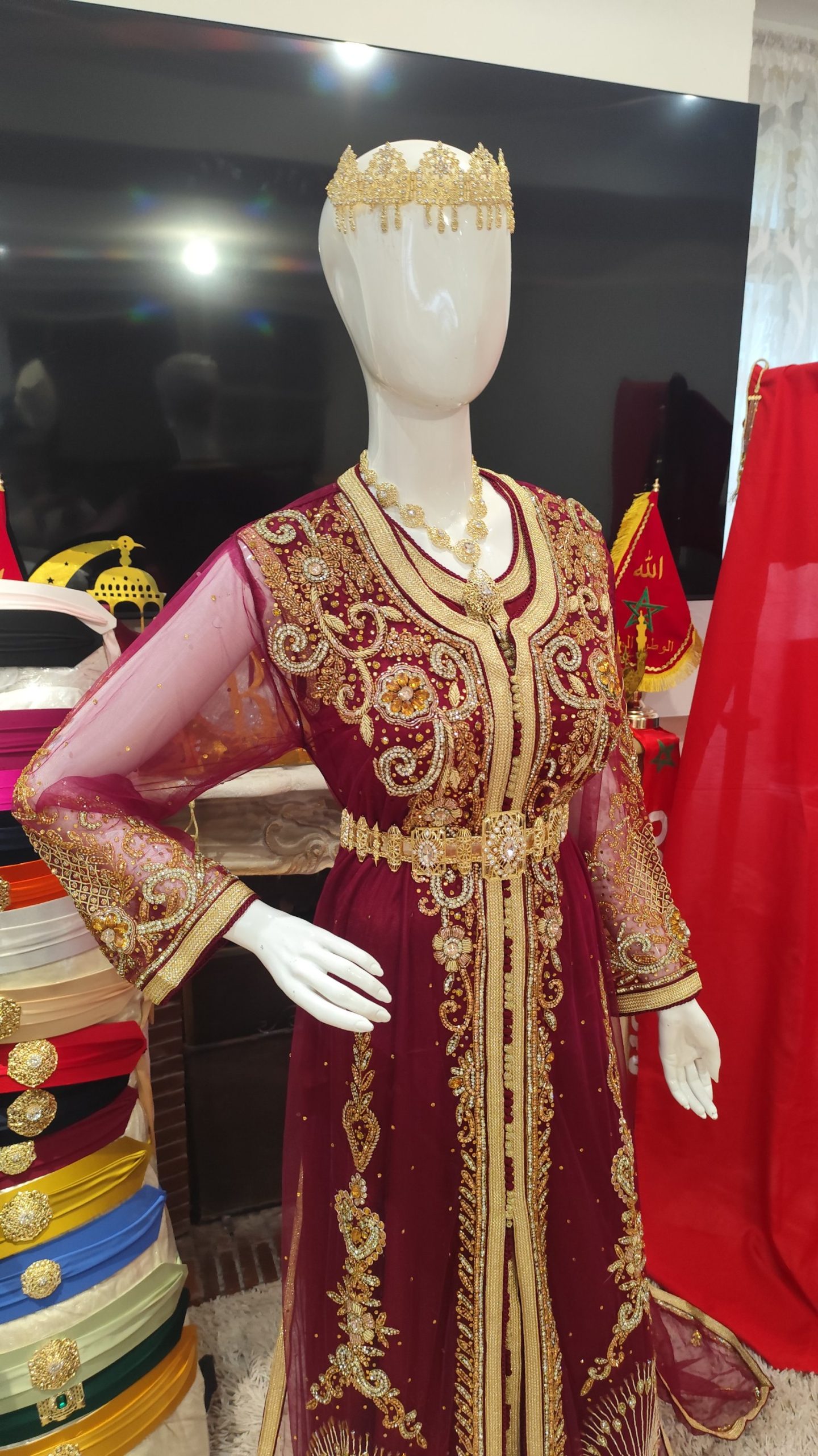 caftan marocain neuf avec la traîne – Image 12