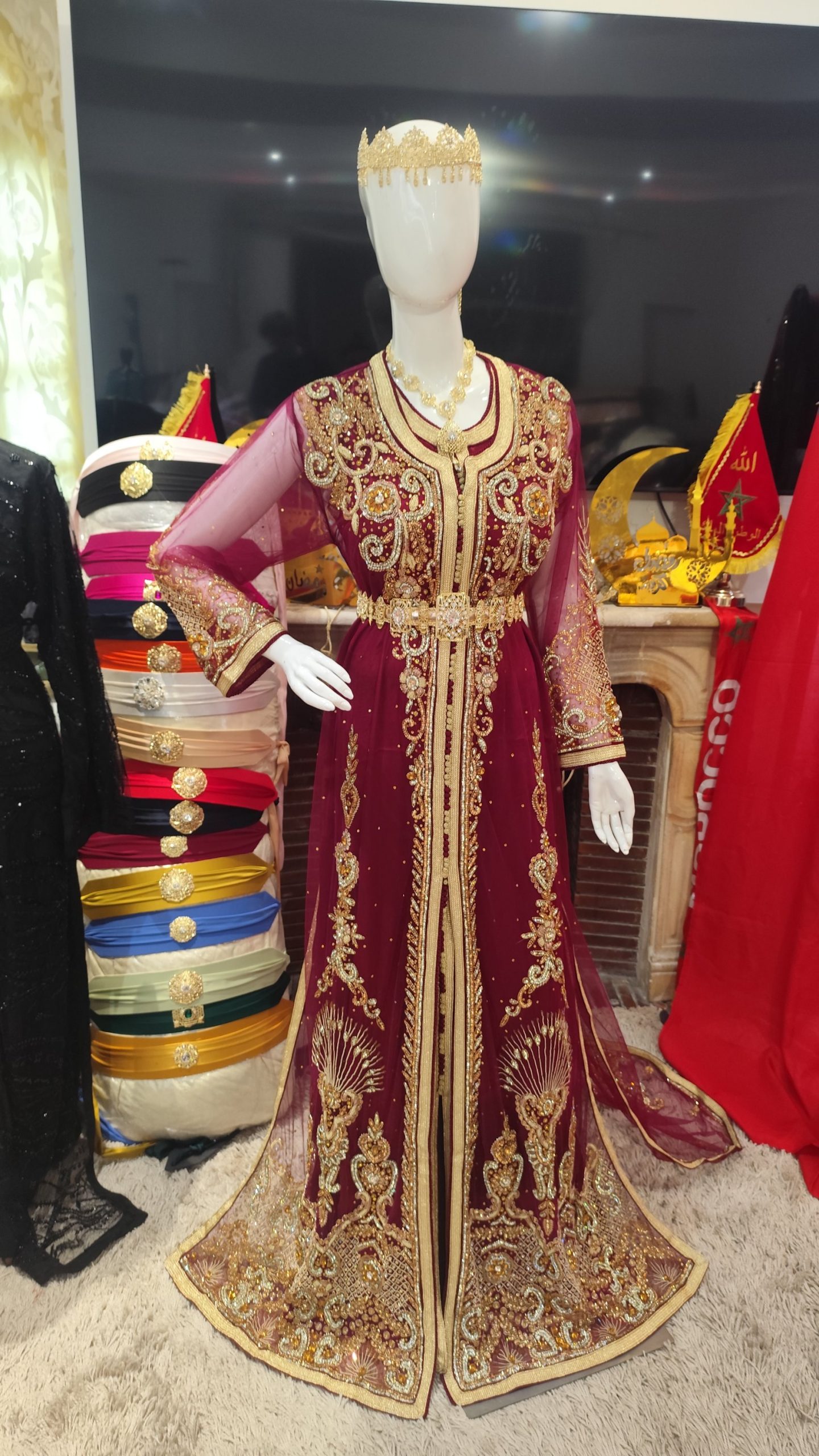 caftan marocain neuf avec la traîne – Image 14