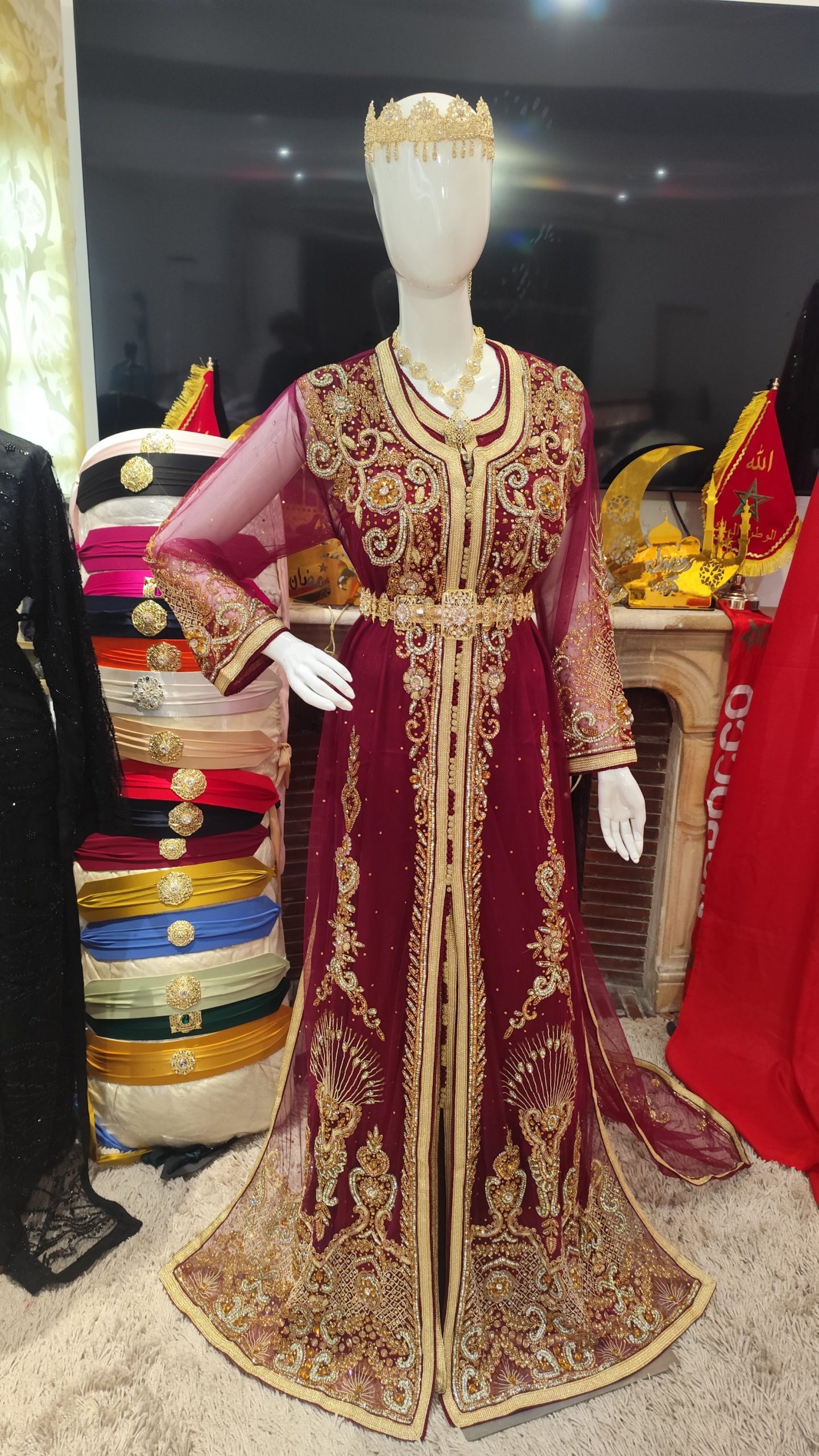 caftan marocain neuf avec la traîne – Image 16