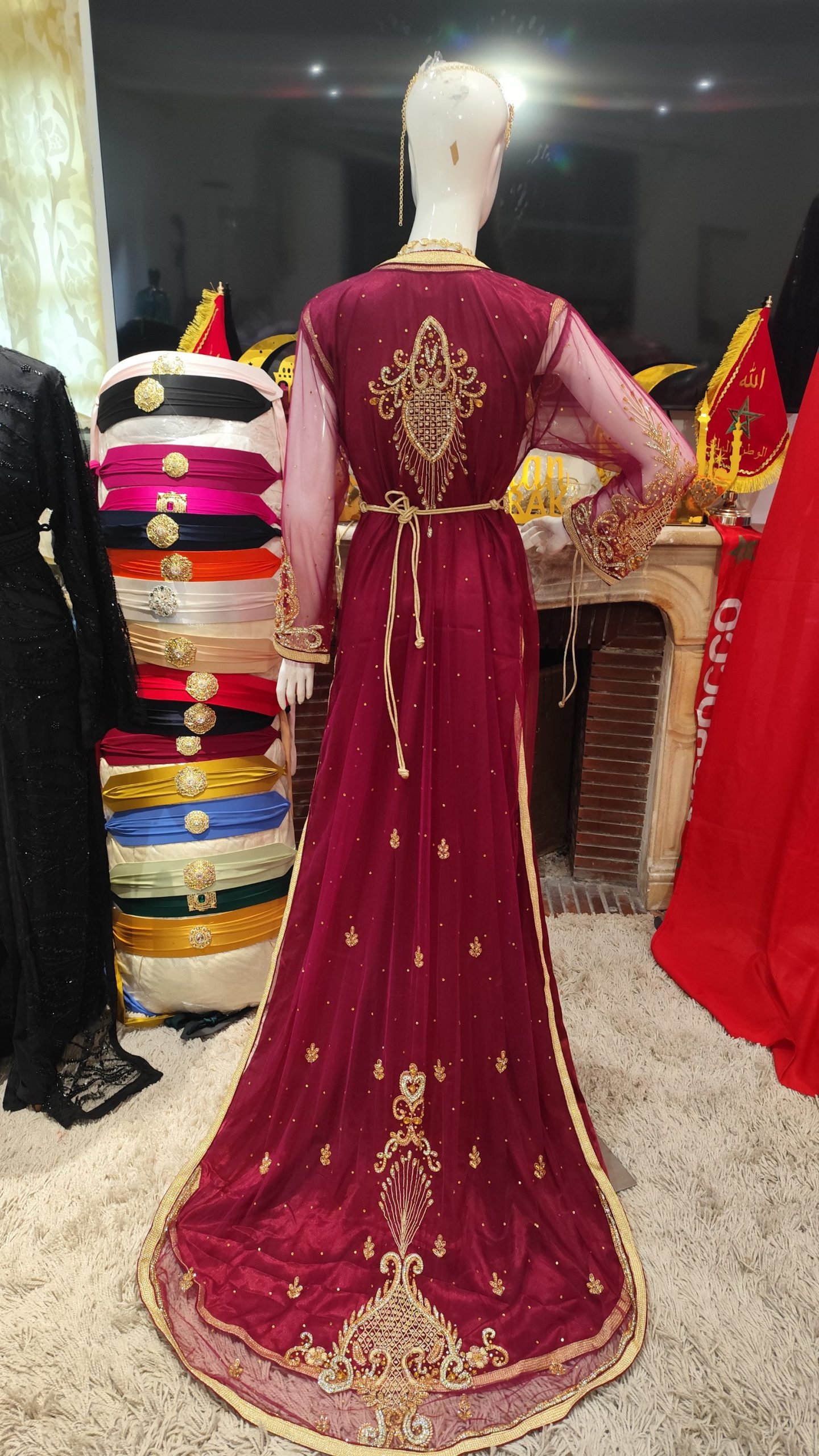 caftan marocain neuf avec la traîne – Image 18