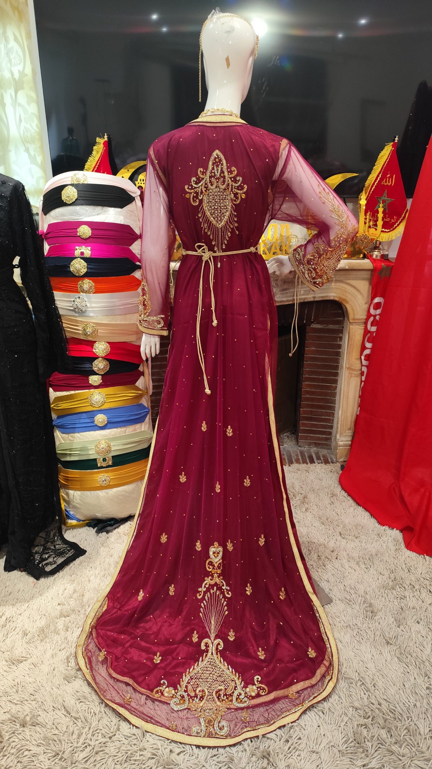 caftan marocain neuf avec la traîne – Image 15