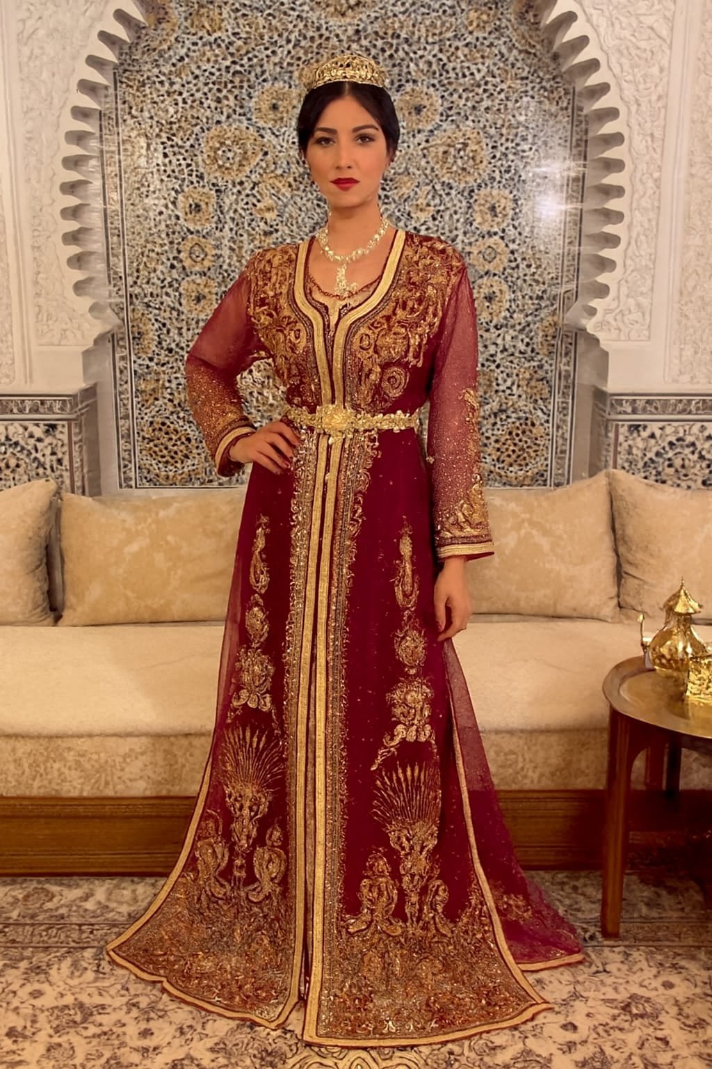 caftan marocain neuf avec la traîne