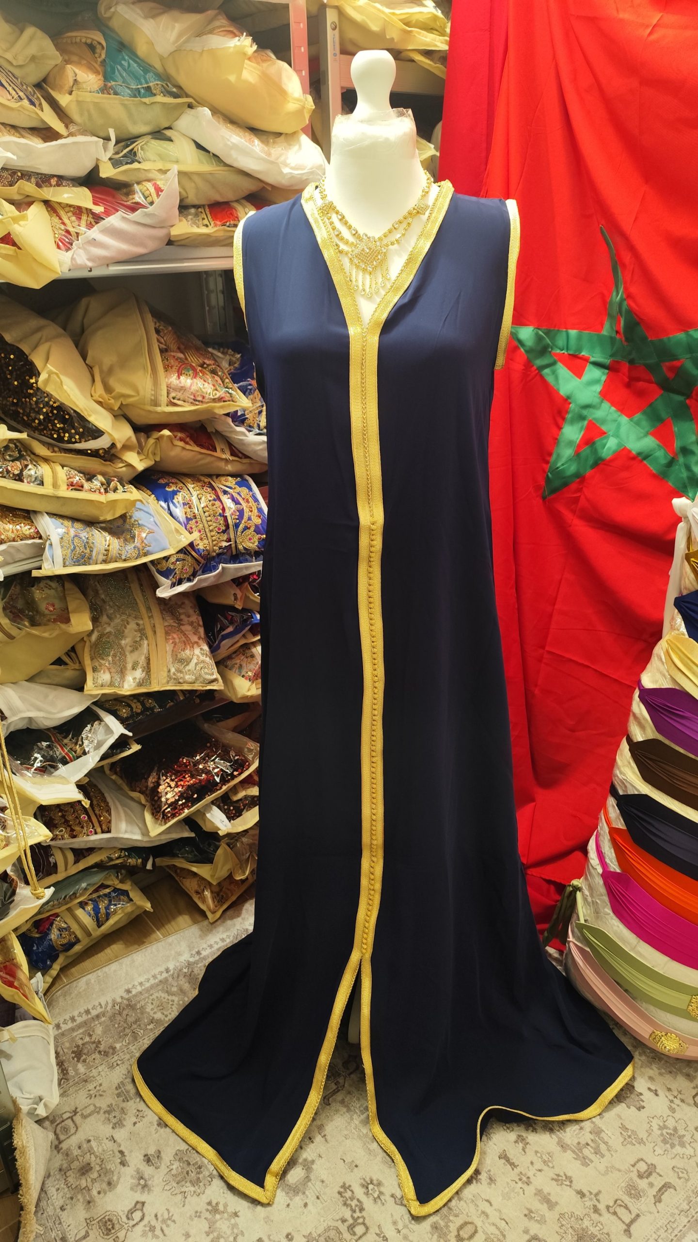 caftan marocain neuf avec ceinture – Image 3