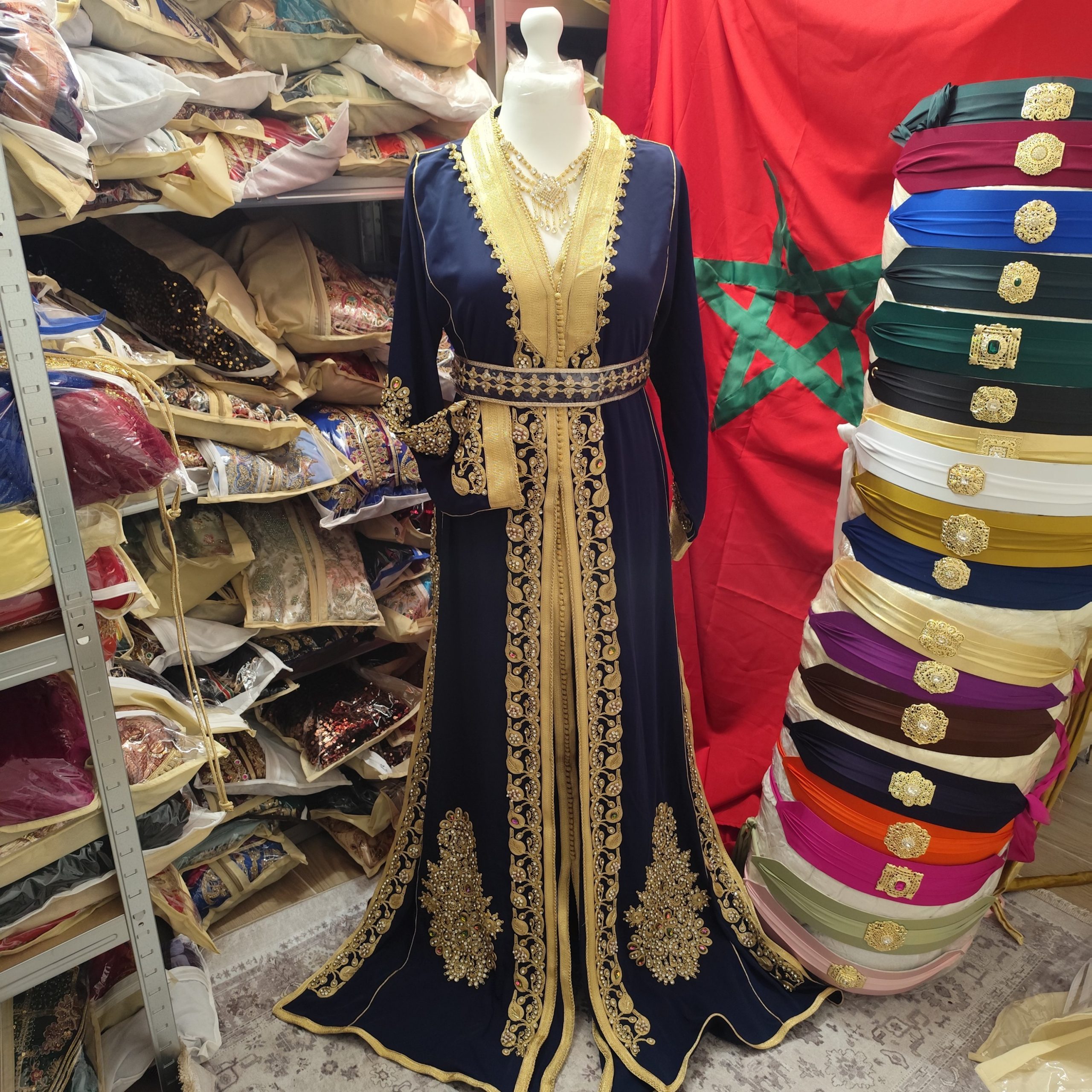 caftan marocain neuf avec ceinture – Image 14