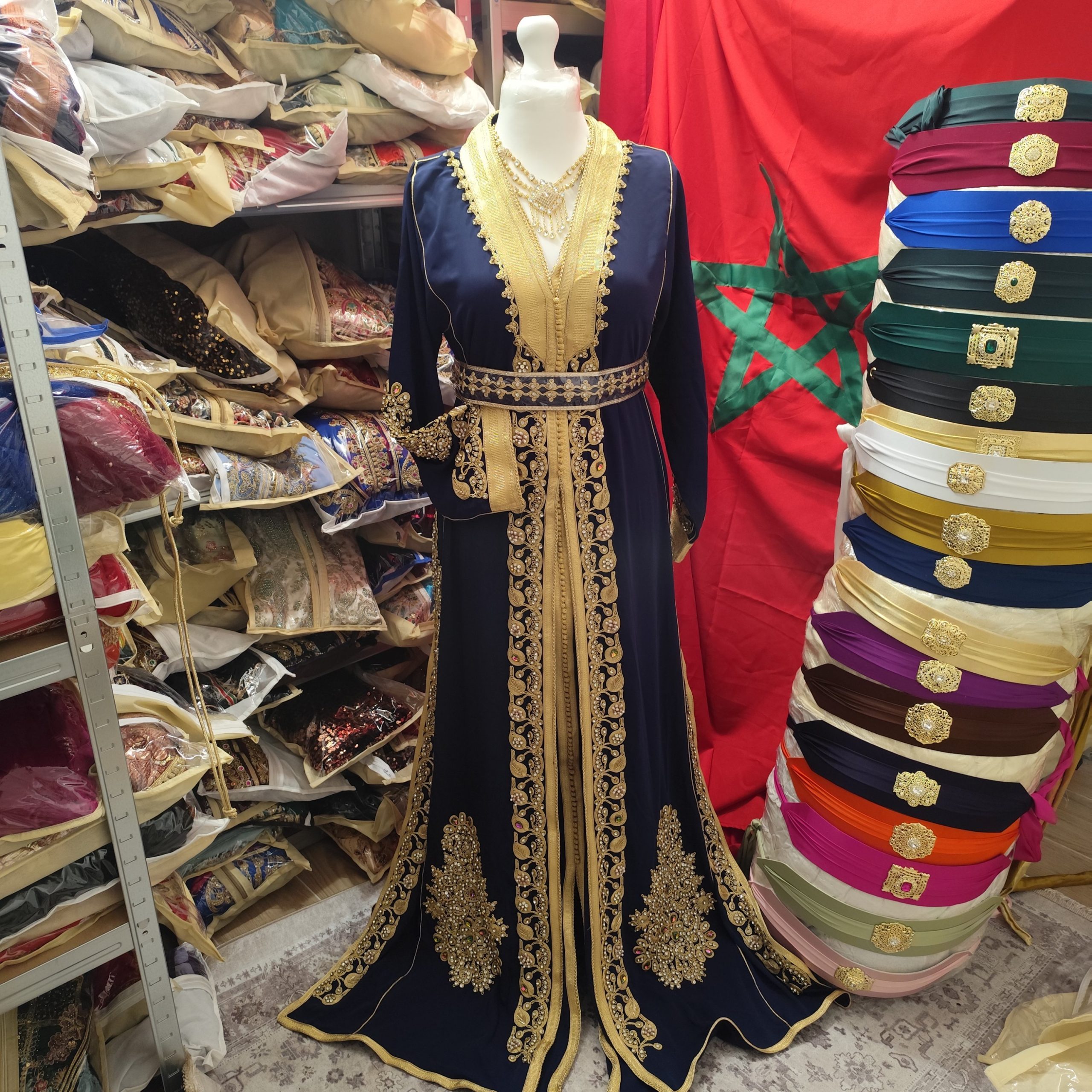 caftan marocain neuf avec ceinture