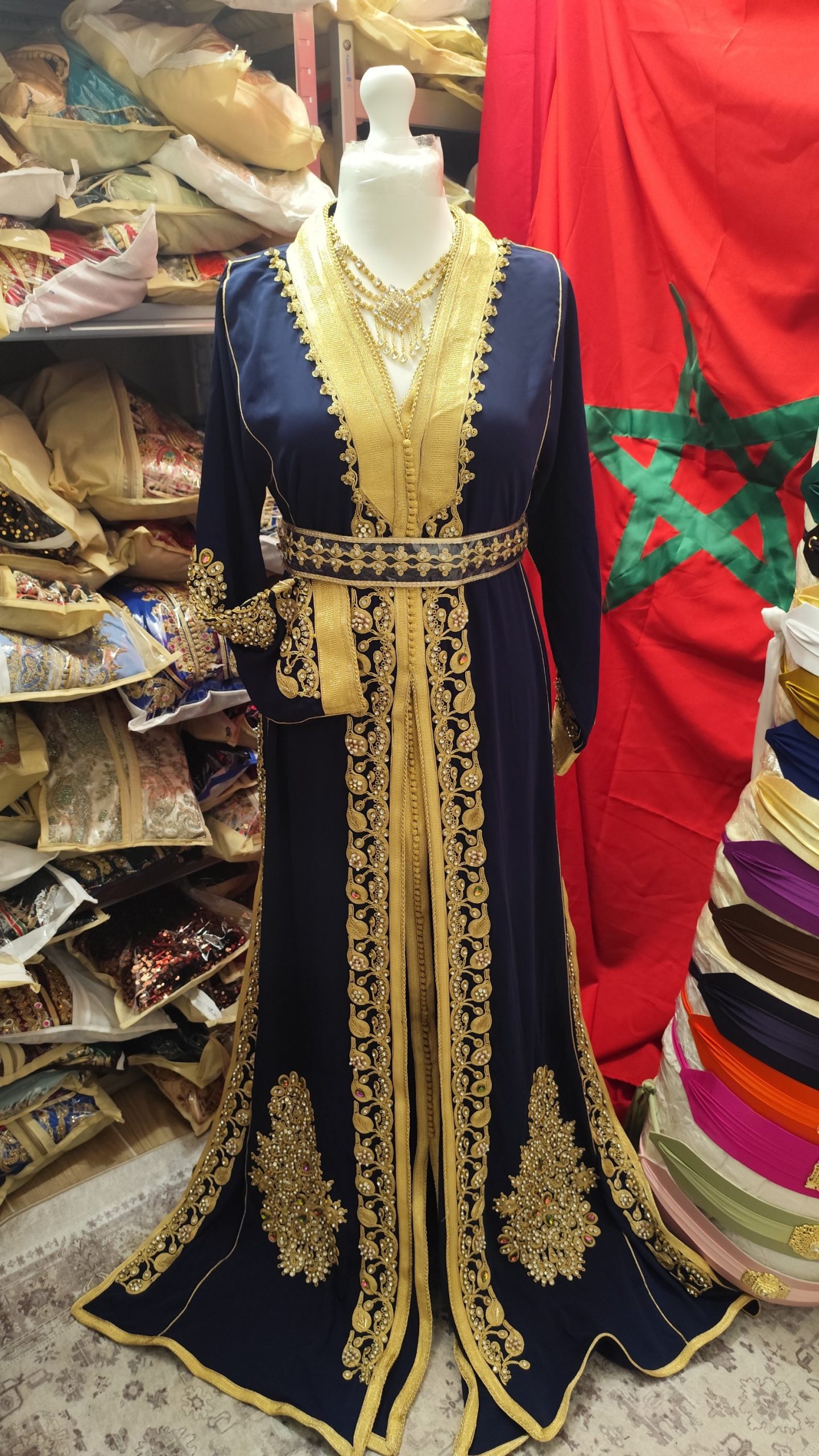 caftan marocain neuf avec ceinture – Image 10