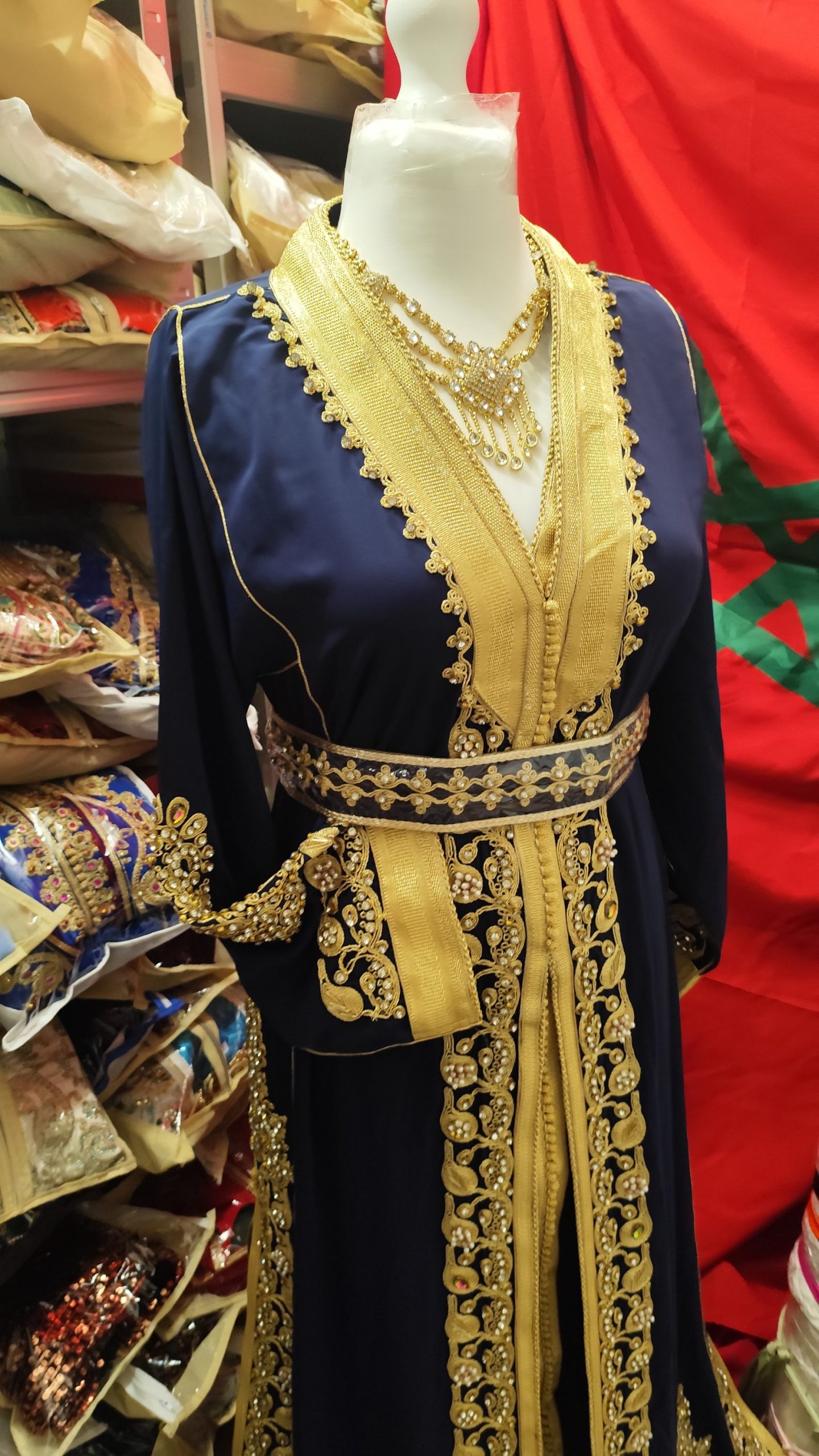 caftan marocain neuf avec ceinture – Image 7