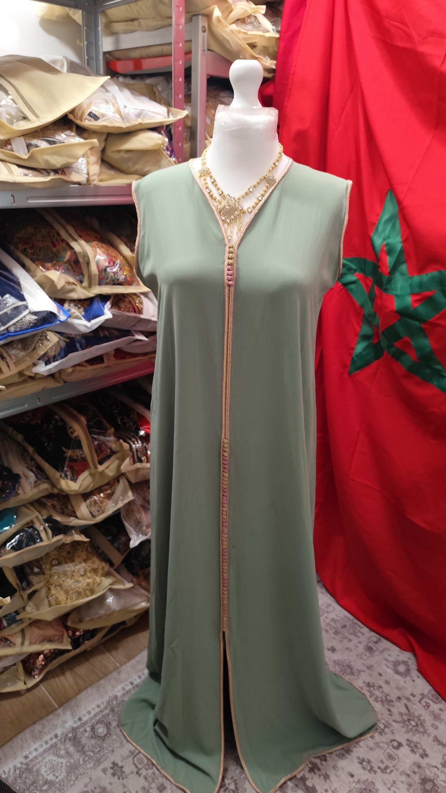 caftan marocain d occasion doublé – Image 7