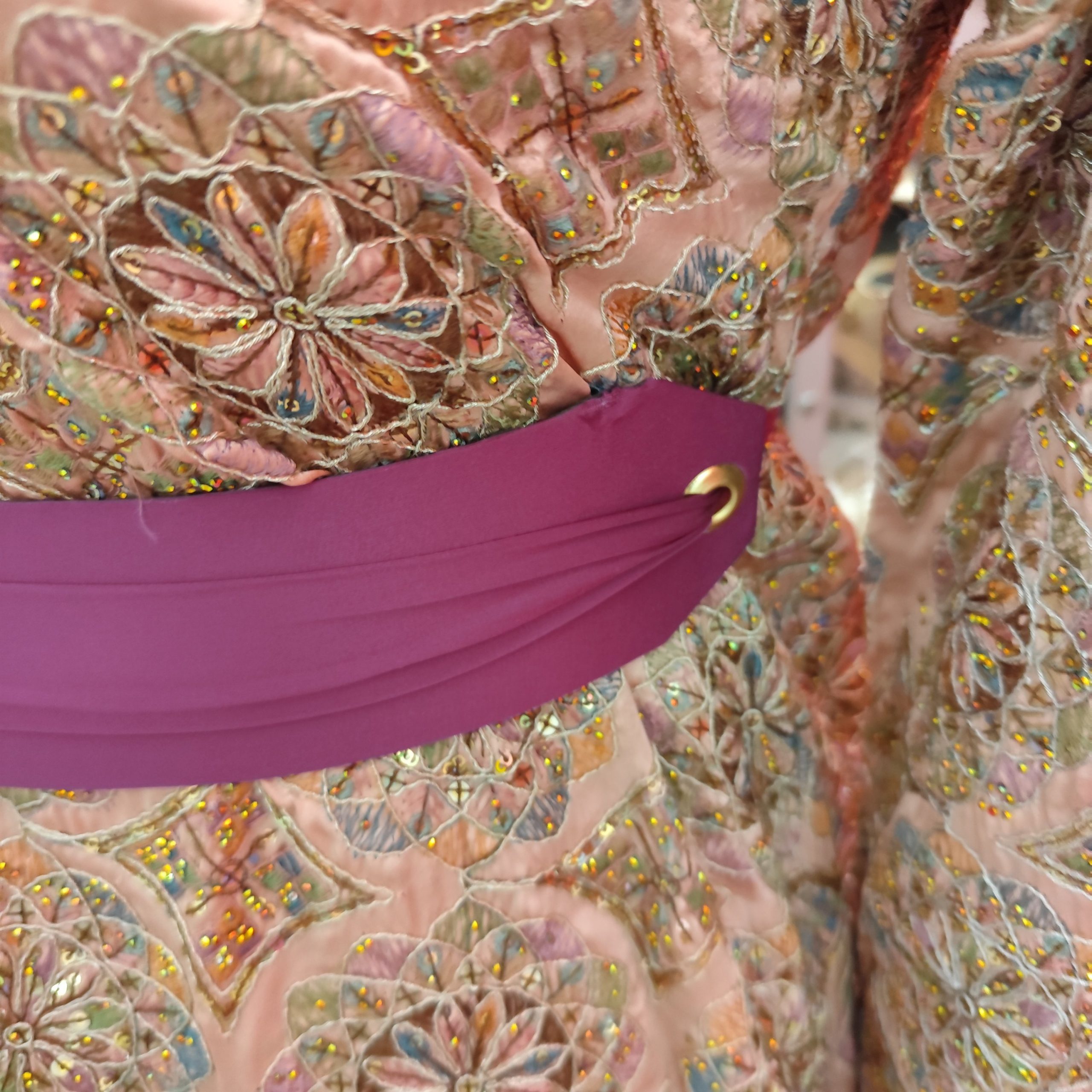 ✨ Ceinture en tissu – Ajustable & idéale pour caftans marocains – Image 4