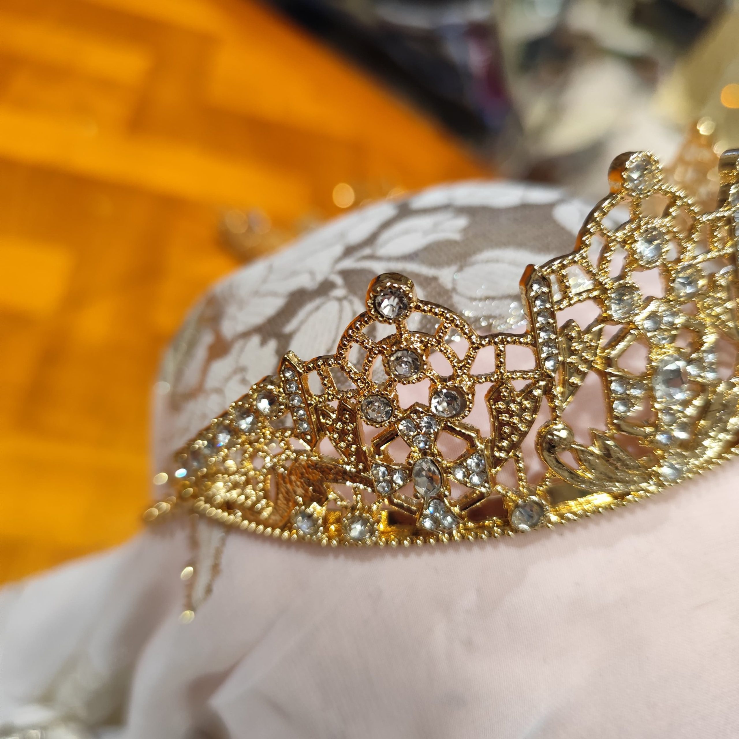 ✨ Taaj marocain doré – Couronne traditionnelle pour caftan & cérémonies – Image 4