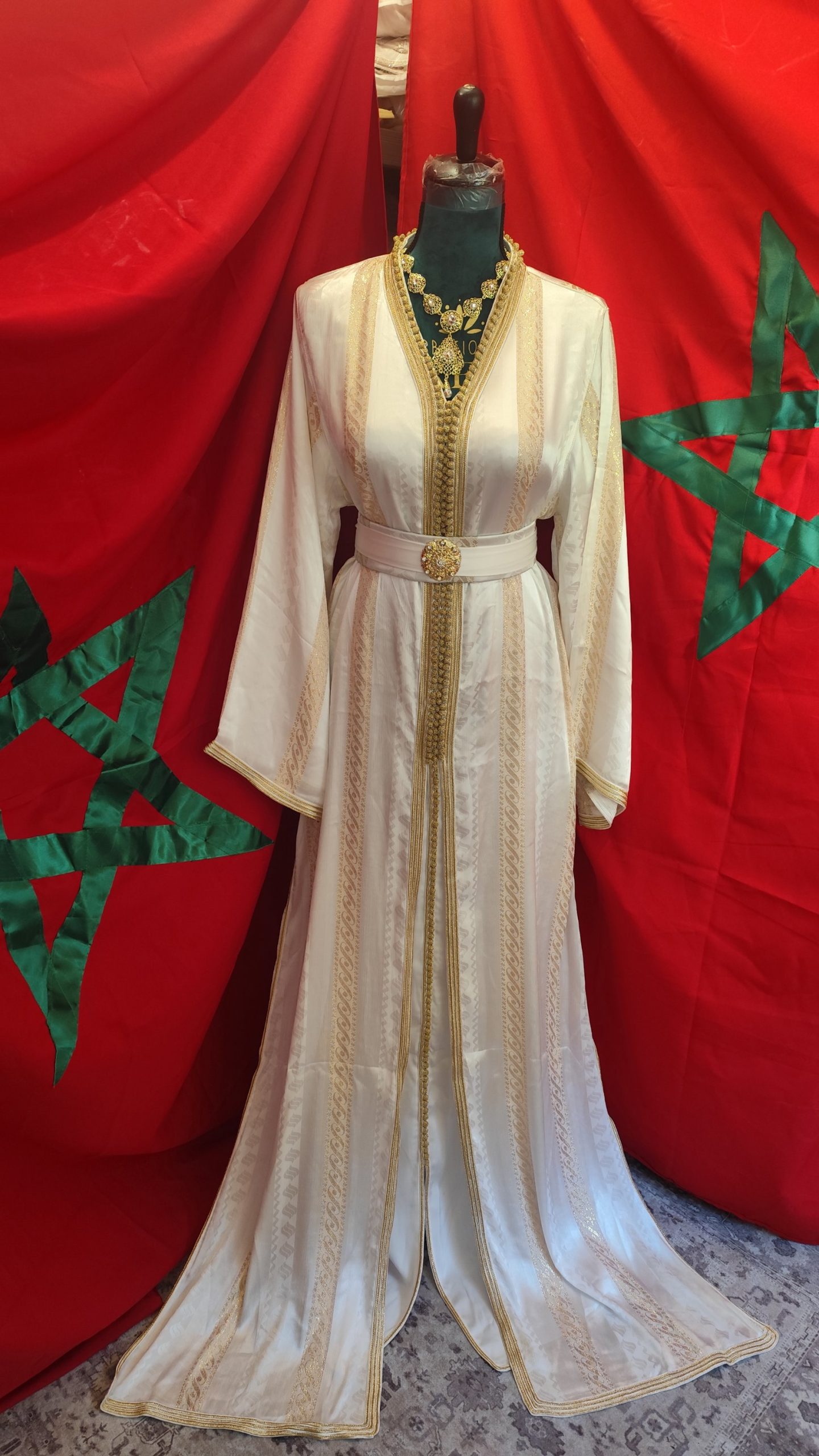 caftan marocain neuf avec ceinture – Image 9