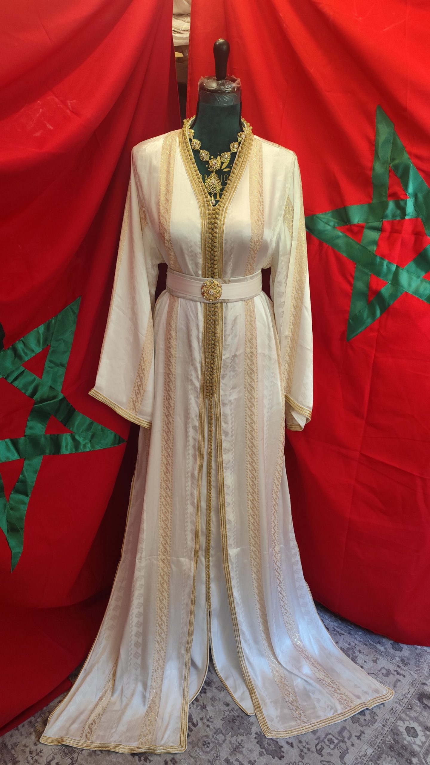 caftan marocain neuf avec ceinture – Image 7