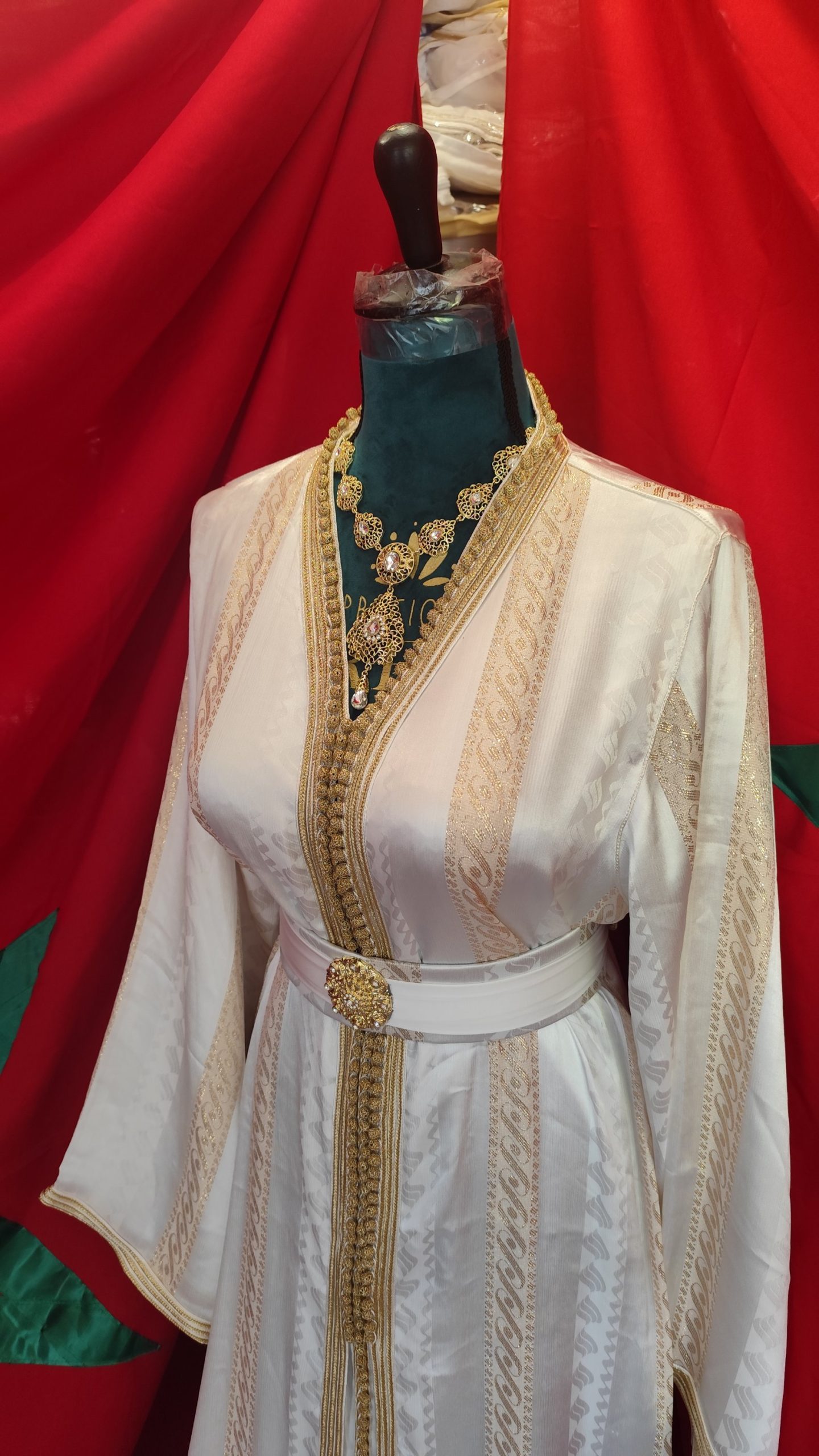 caftan marocain neuf avec ceinture – Image 5