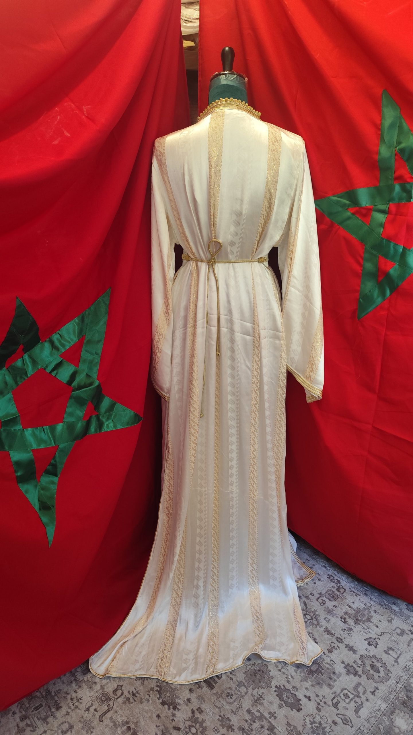 caftan marocain neuf avec ceinture – Image 4
