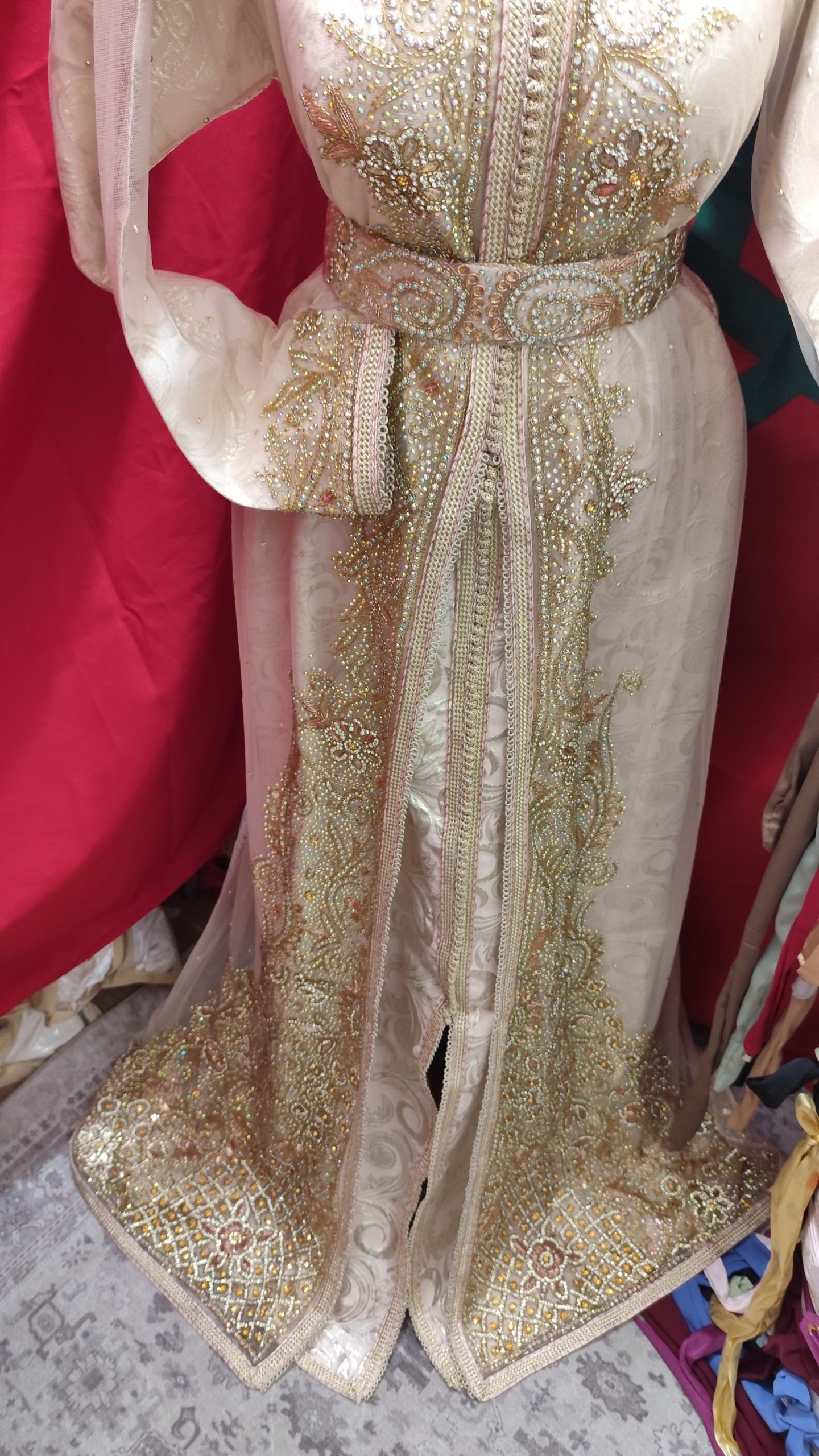 caftan marocain neuf avec ceinture – Image 8