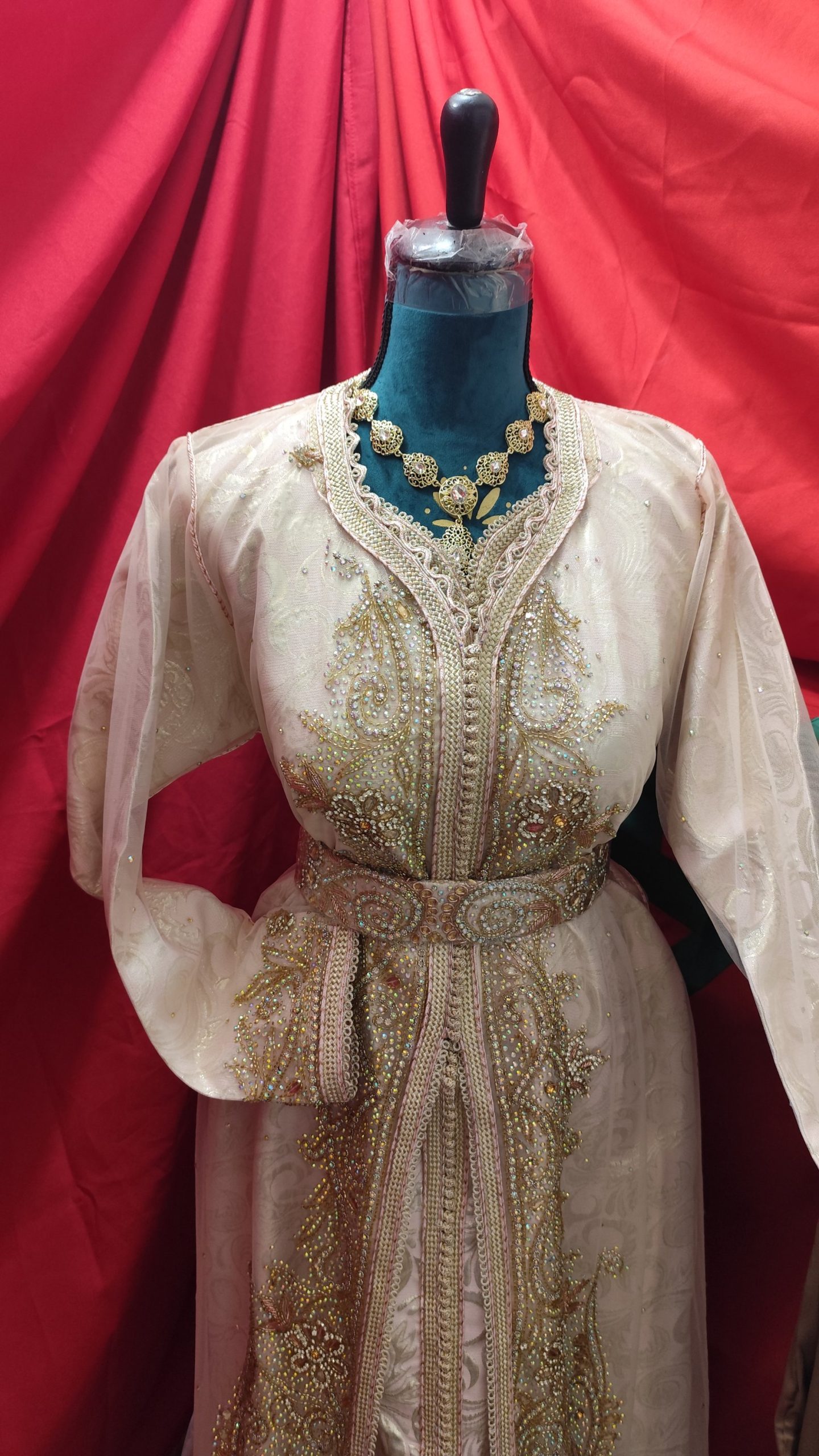 caftan marocain neuf avec ceinture – Image 11