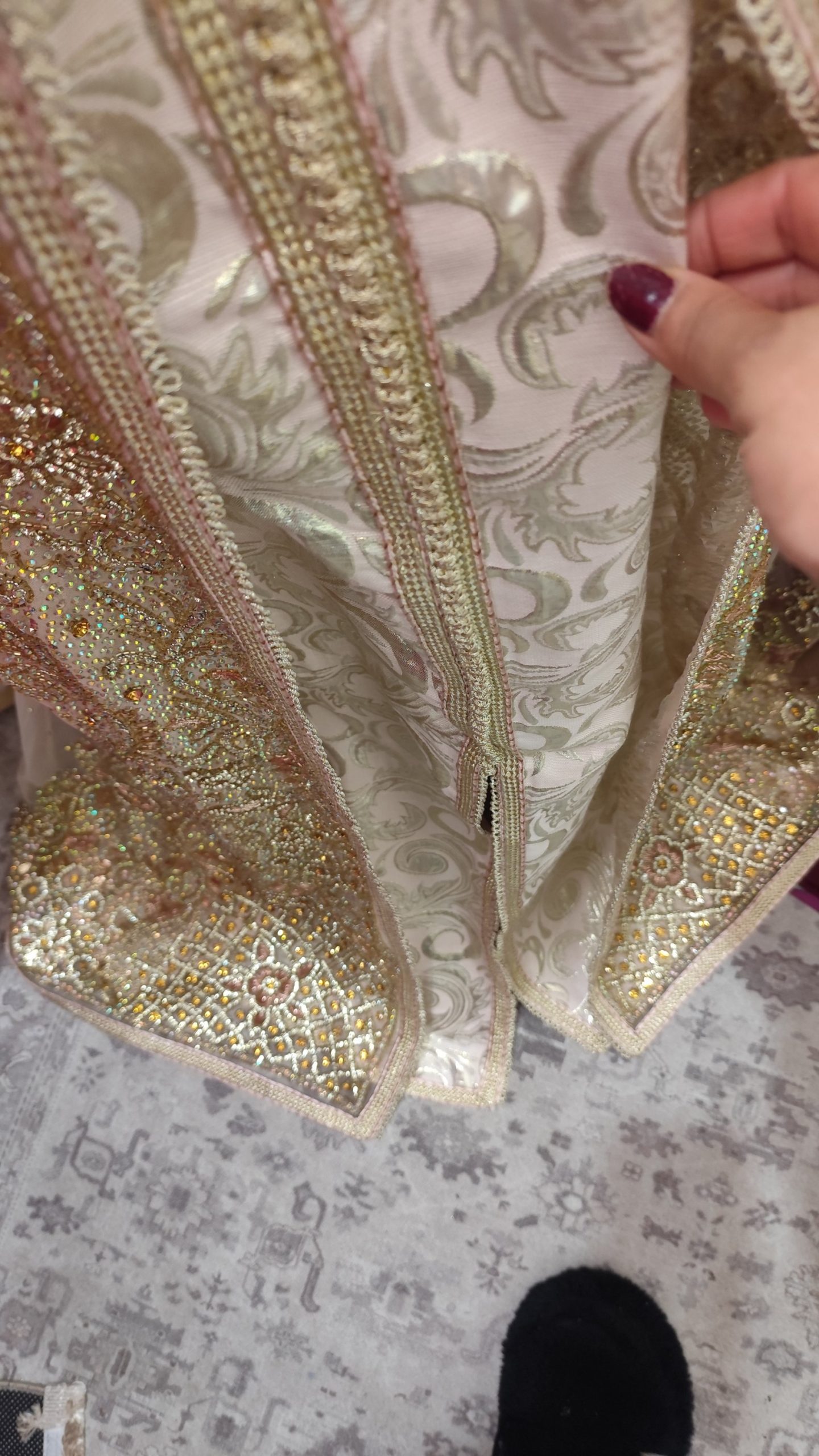 caftan marocain neuf avec ceinture – Image 5