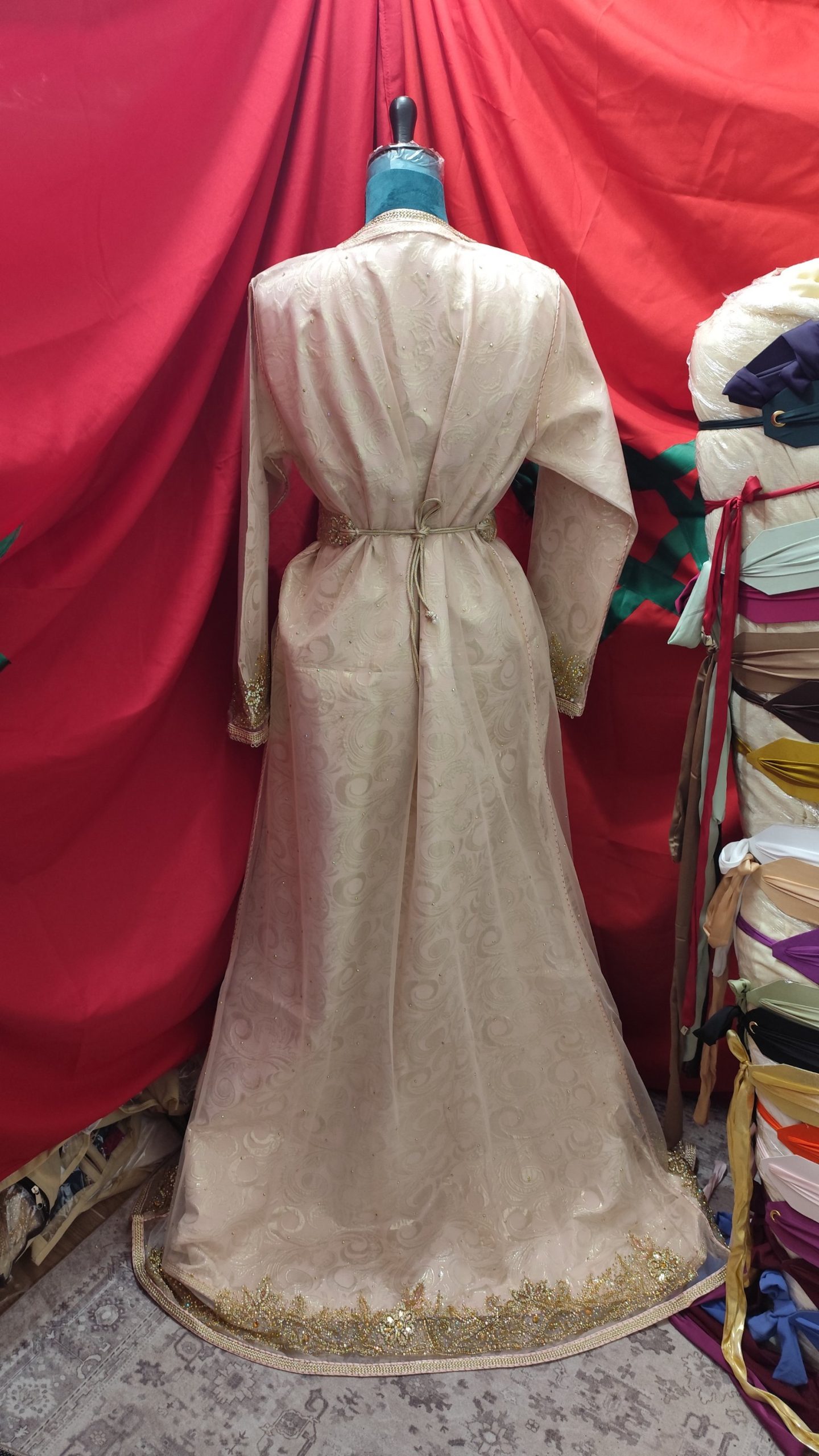 caftan marocain neuf avec ceinture – Image 6