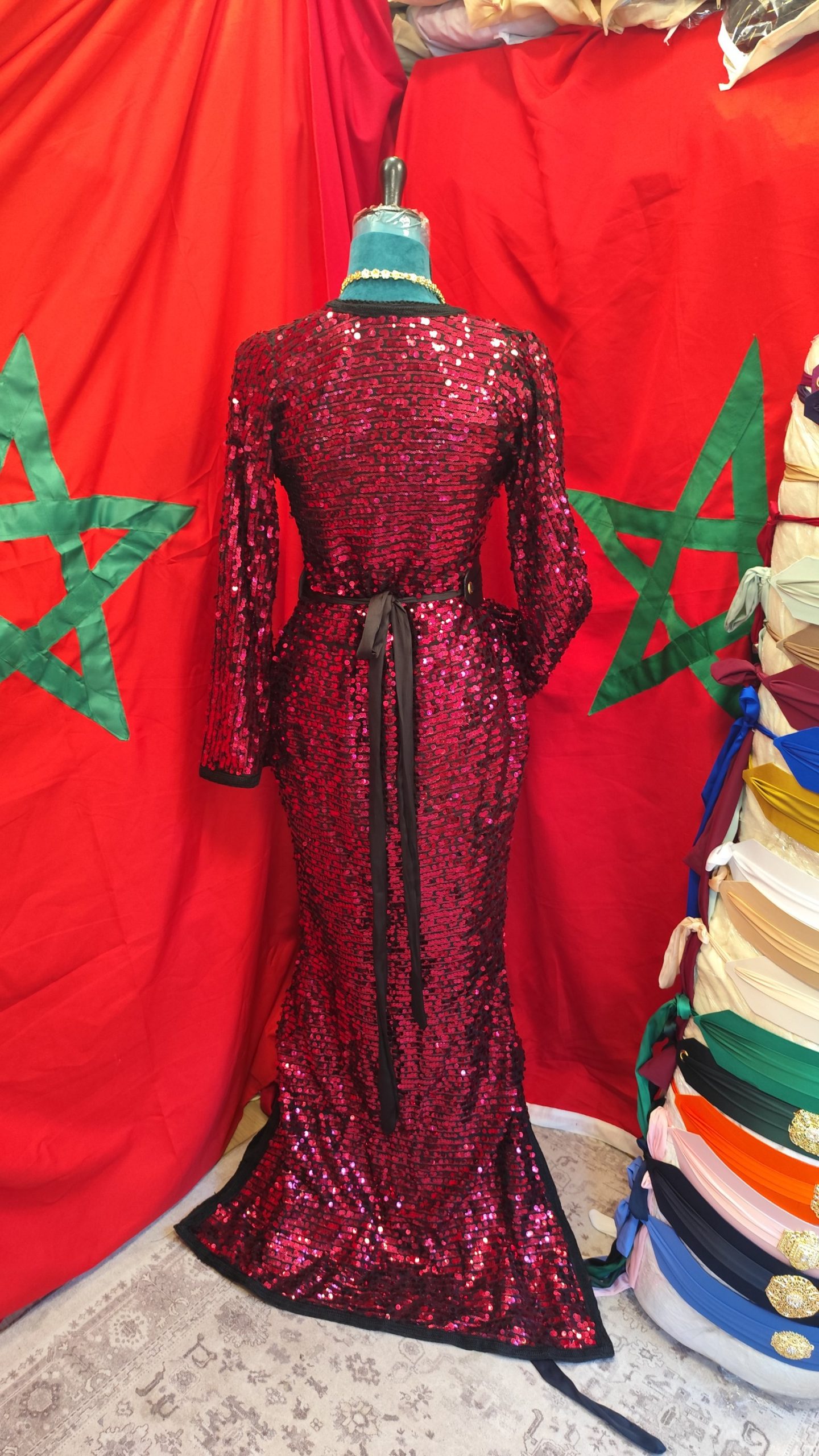 caftan marocain d occasion sirène taille S – Image 2