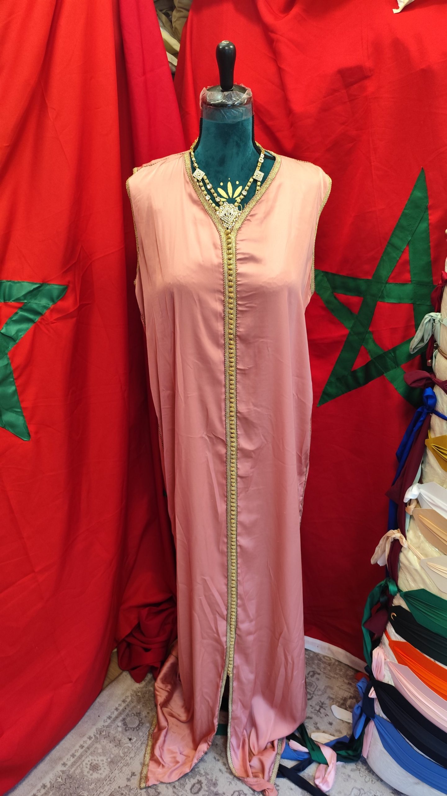 caftan marocain sari d occasion doublé – Image 2