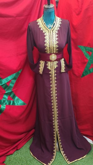 caftan marocain porté une fois