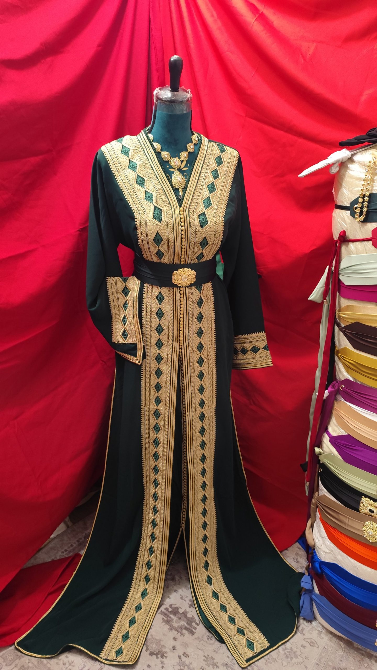caftan marocain neuf avec ceinture – Image 9