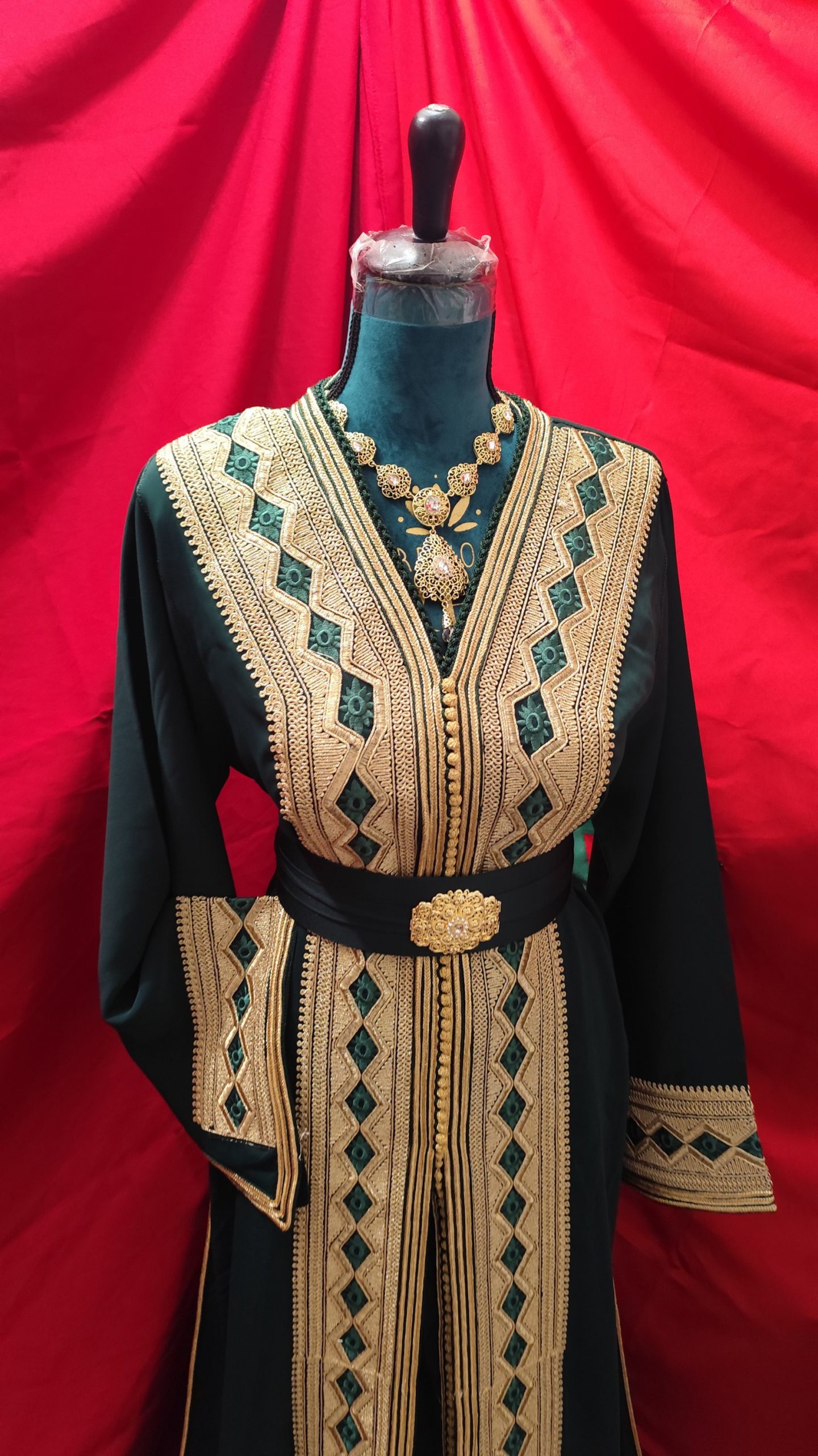 caftan marocain neuf avec ceinture – Image 7
