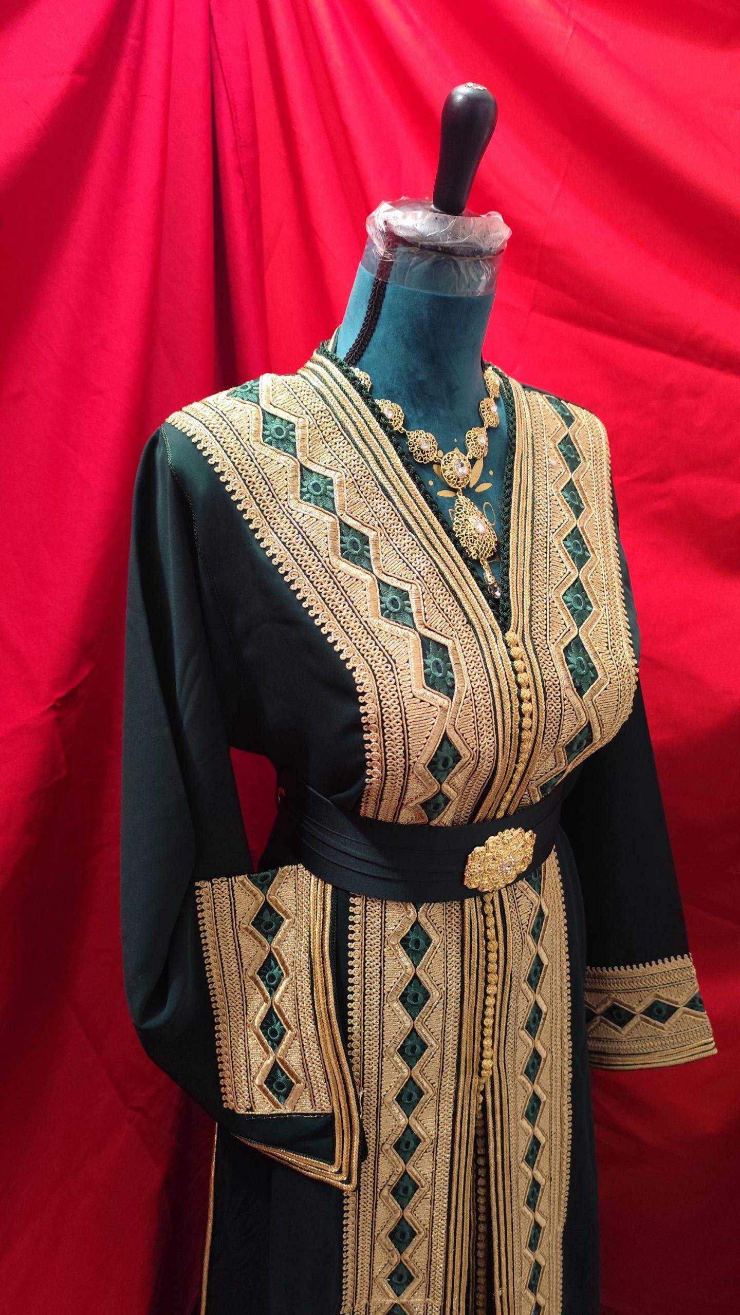 caftan marocain neuf avec ceinture – Image 8