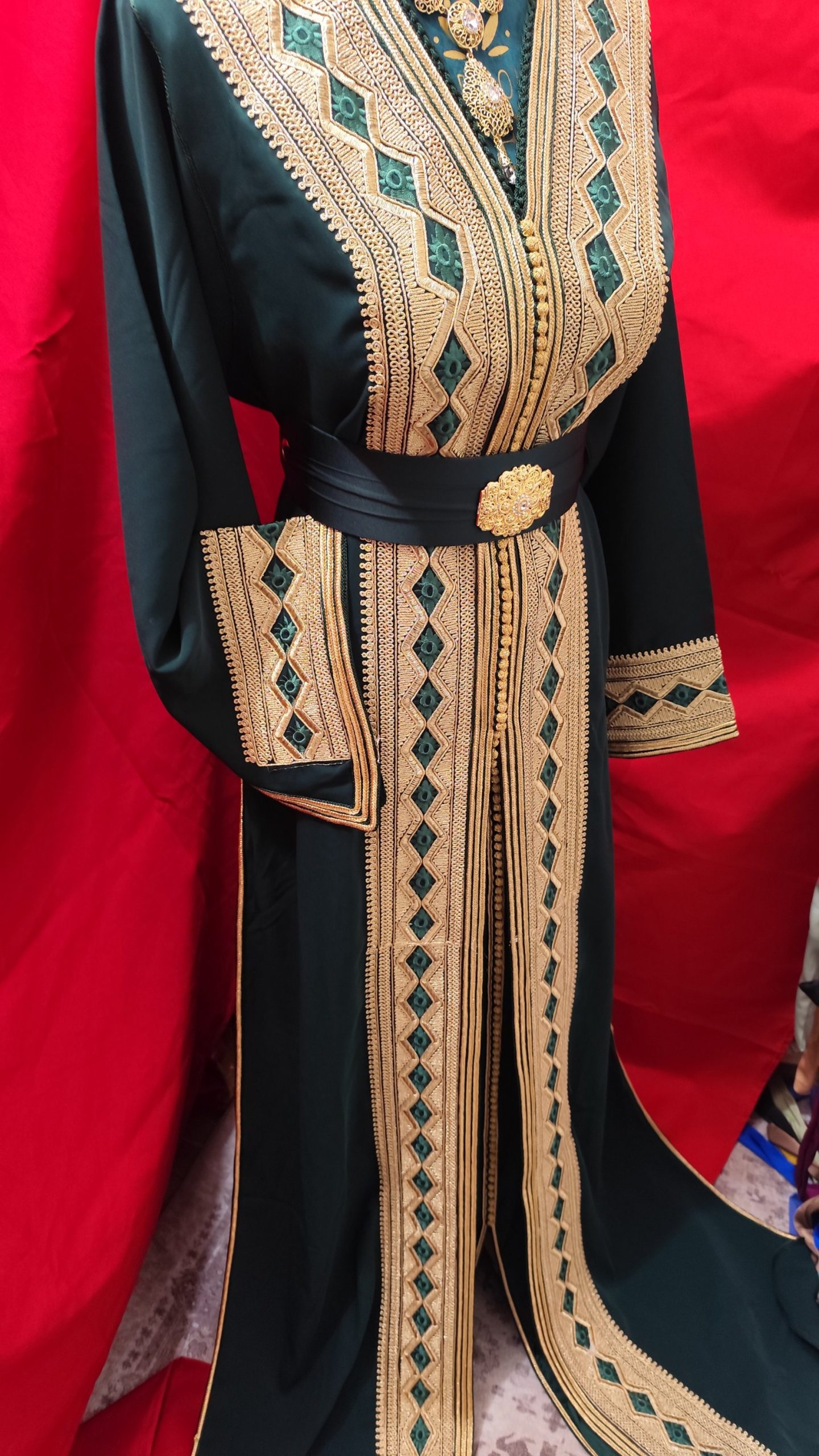 caftan marocain neuf avec ceinture – Image 5