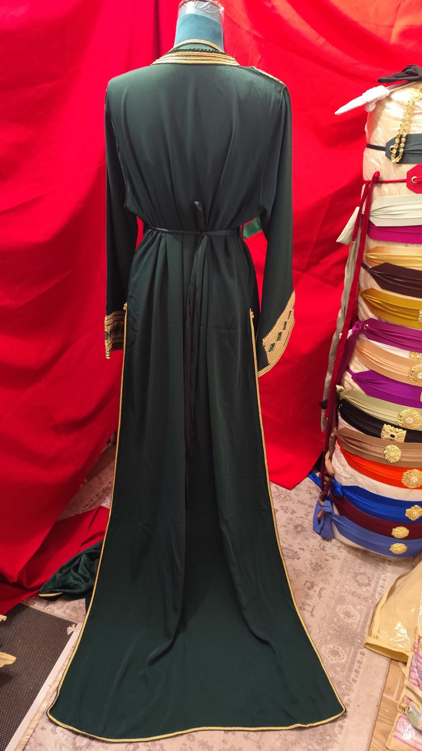 caftan marocain neuf avec ceinture – Image 2