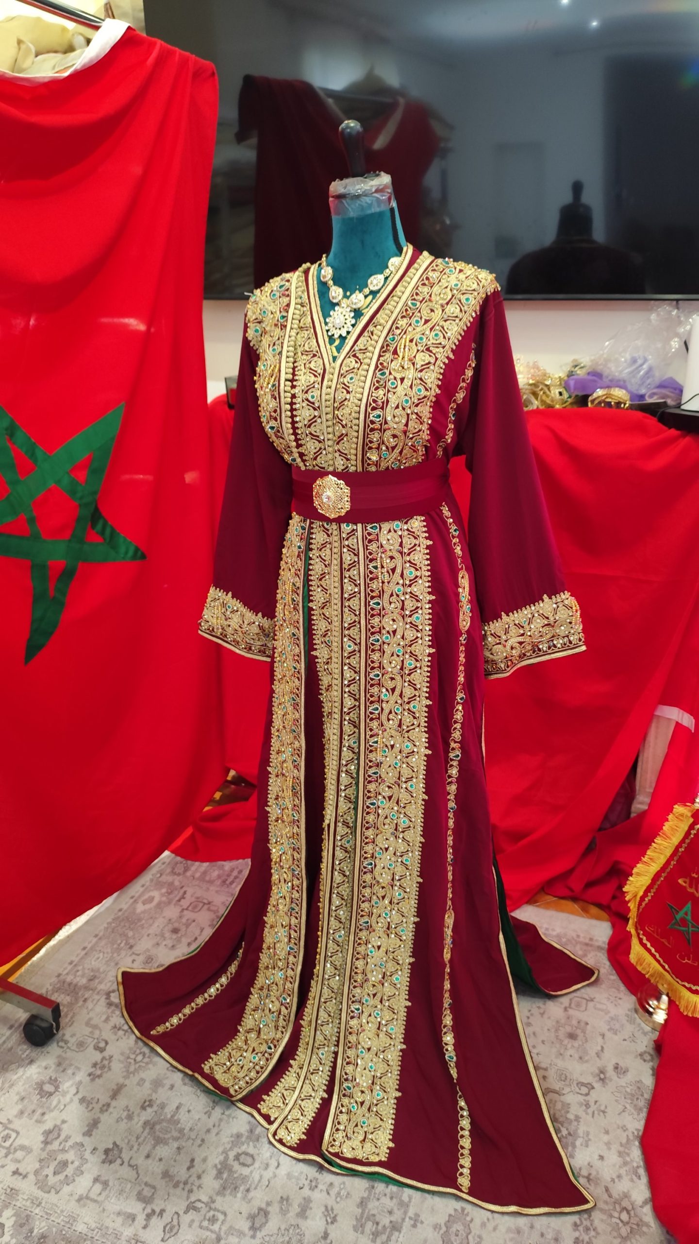 caftan marocain neuf doublé – Image 3