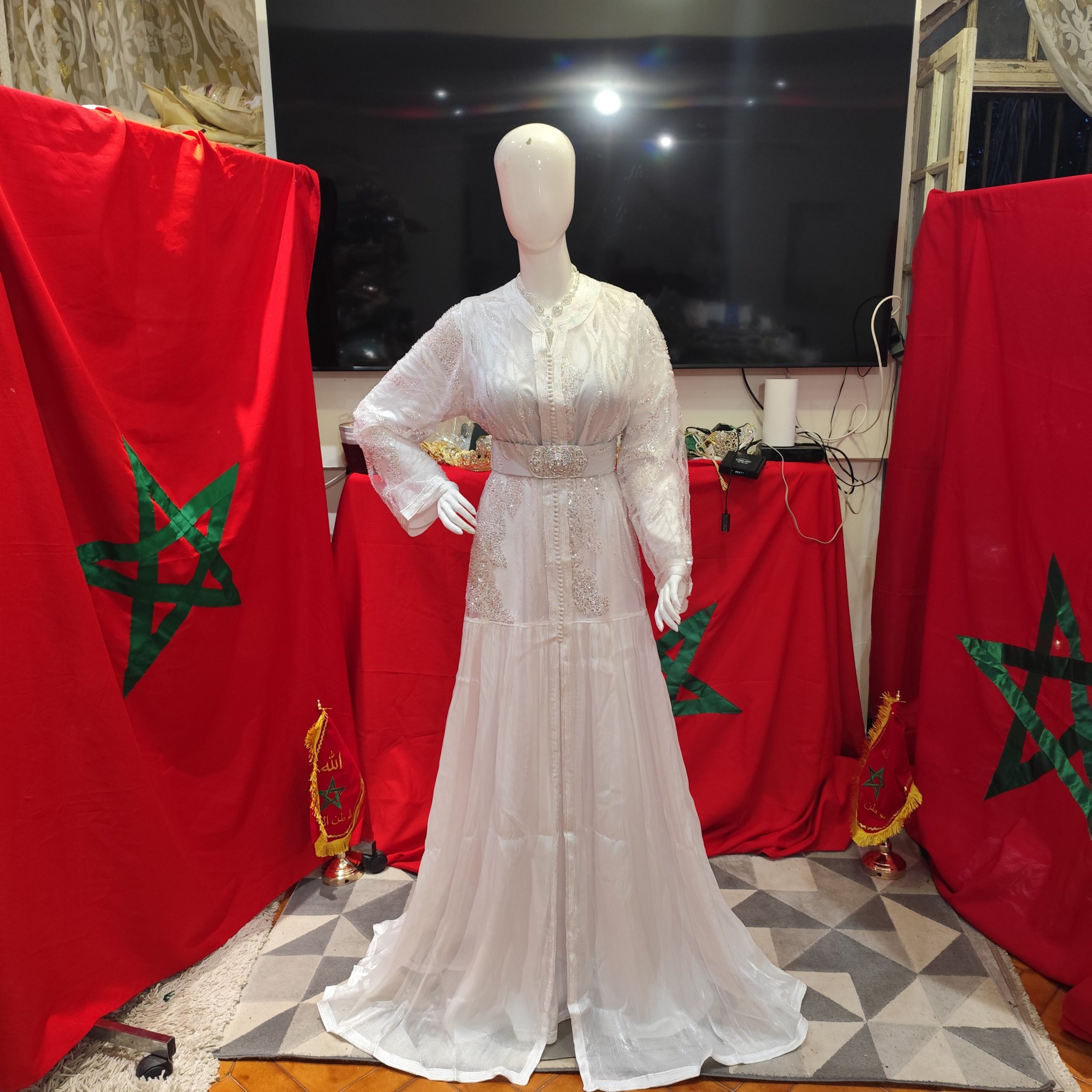 caftan marocain neuf avec ceinture – Image 15