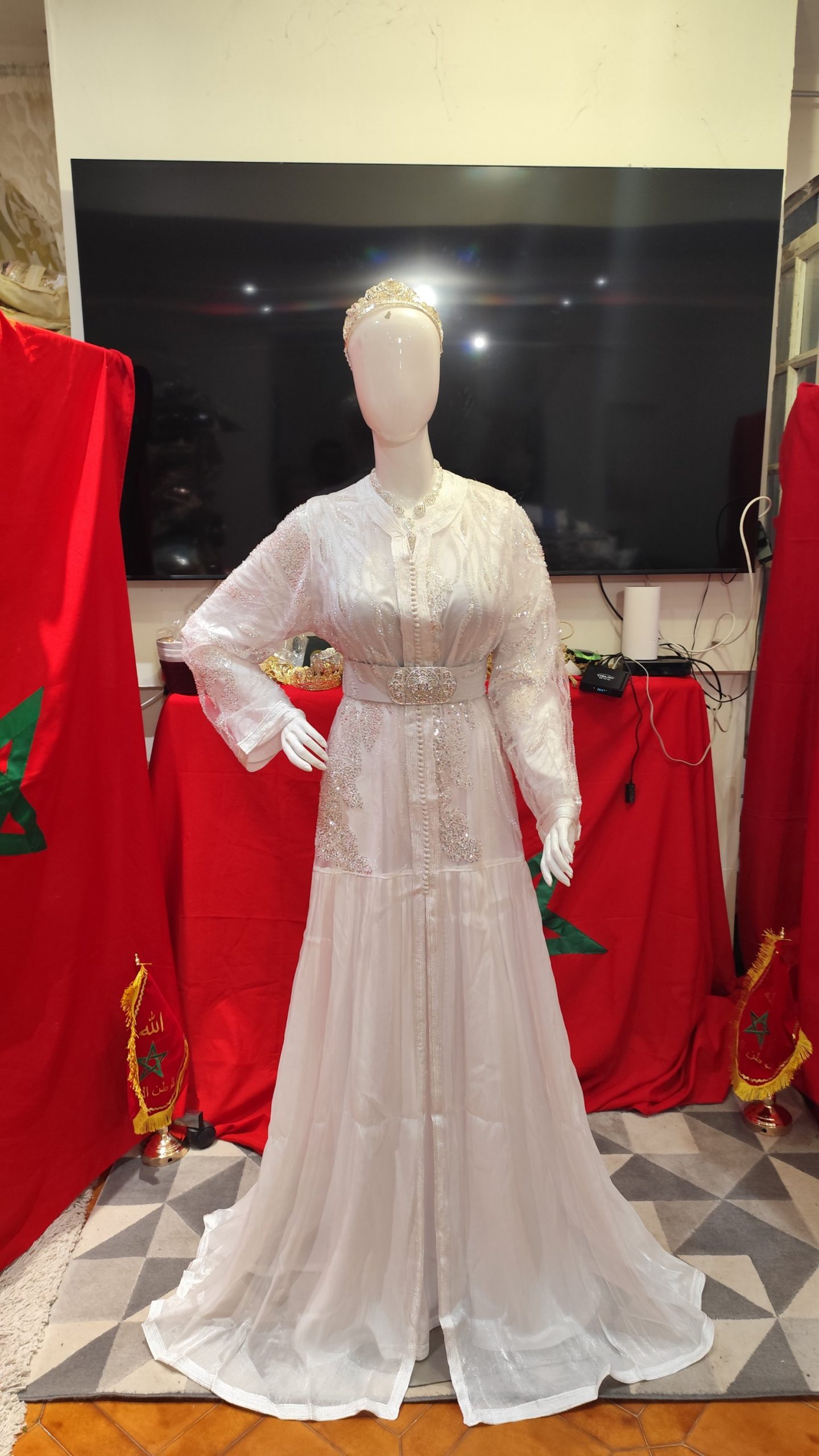 caftan marocain neuf avec ceinture – Image 6
