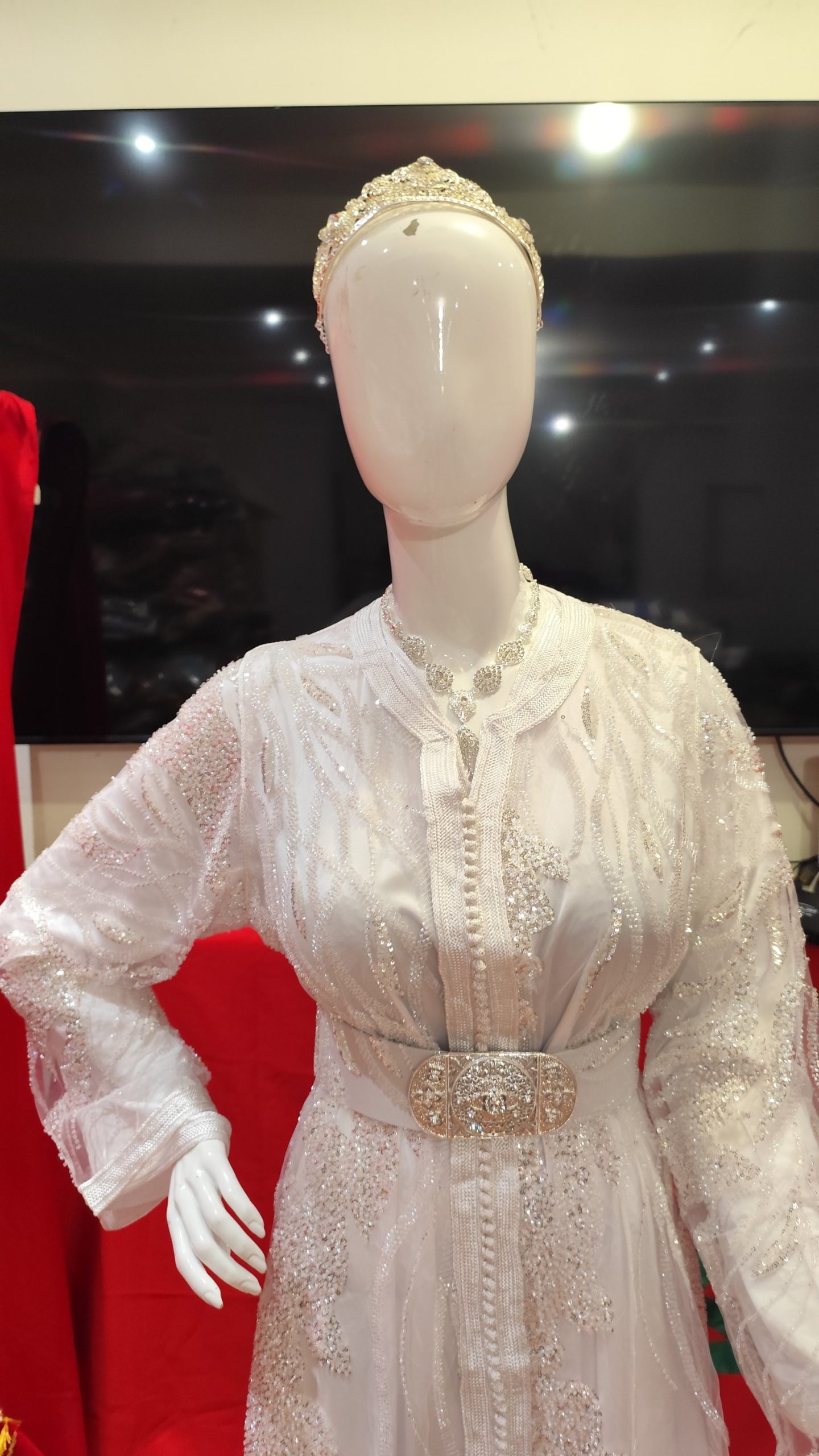 caftan marocain neuf avec ceinture – Image 9