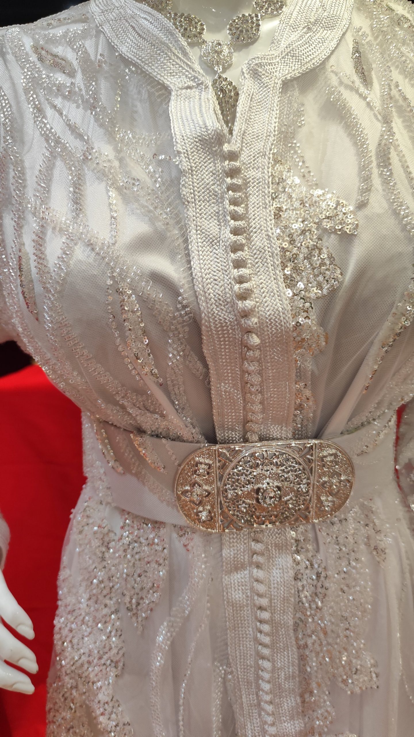 caftan marocain neuf avec ceinture – Image 7
