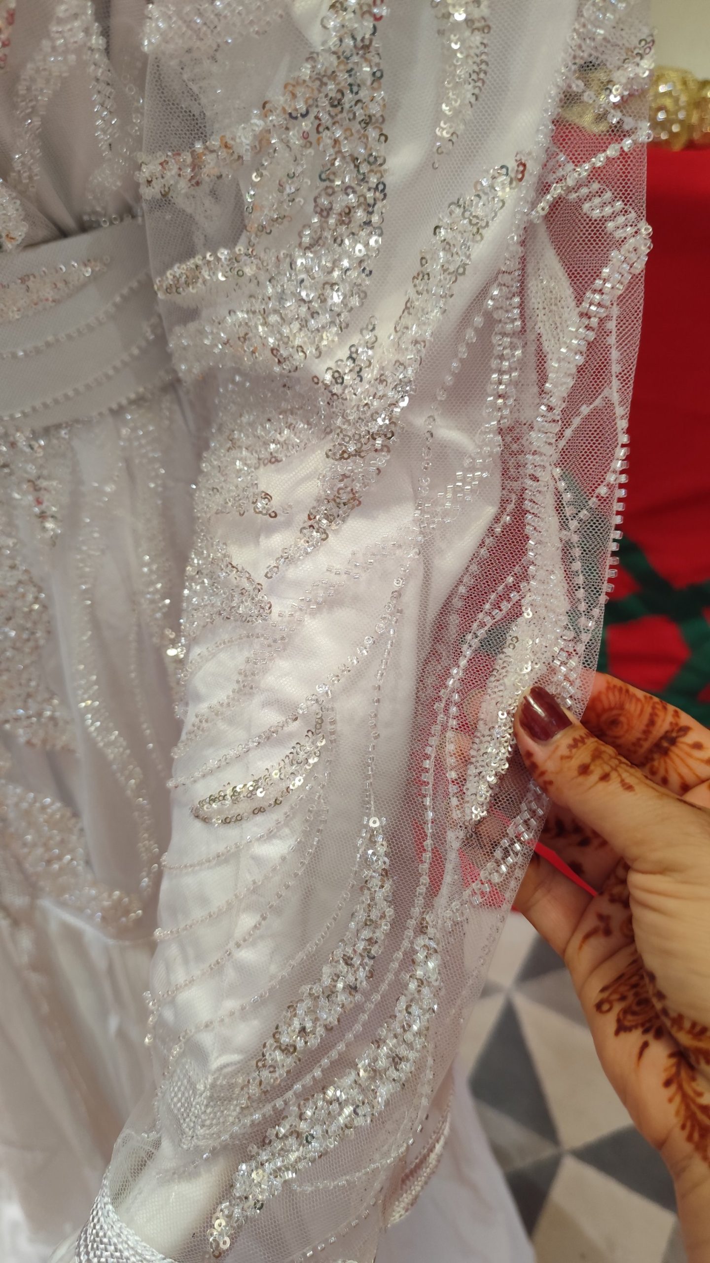 caftan marocain neuf avec ceinture – Image 3